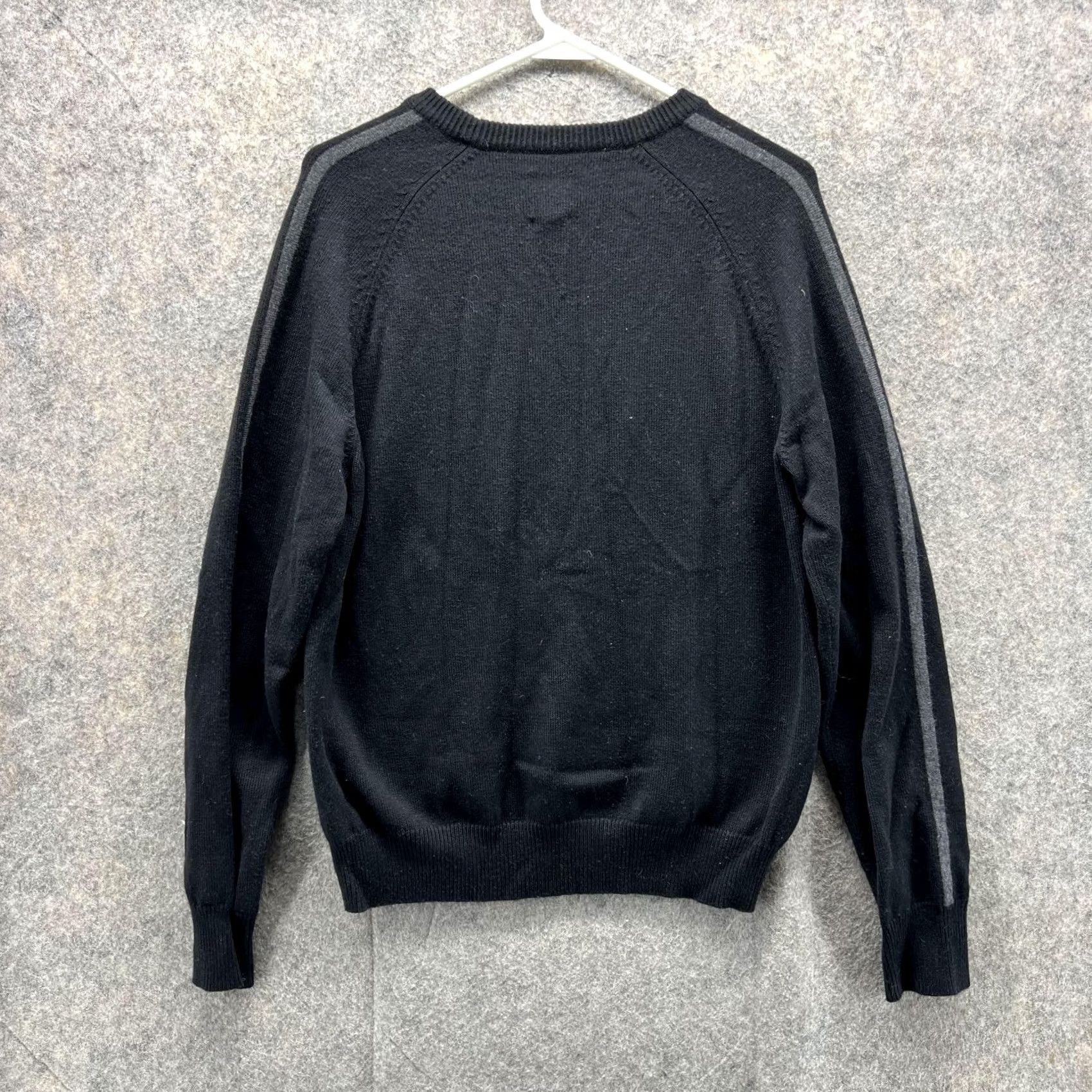Victorinox Victorinox Sweater Men M Black Wool Pullover Crew Neck Logo Vintage No Size US M / EU 48-50 / 2 - 6 Thumbnail