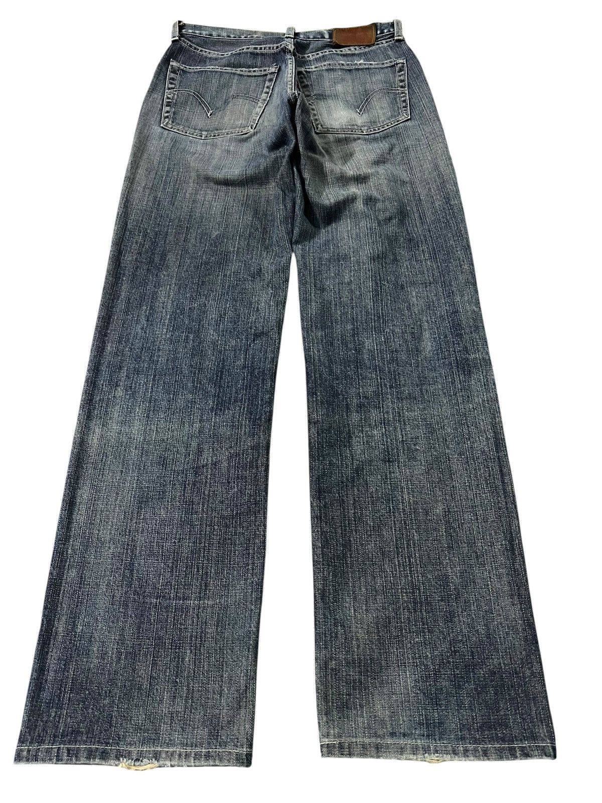 Levi's Vintage Levis 502 Mud Wash Distress Jean Size US 28 / EU 44 - 2 Thumbnail