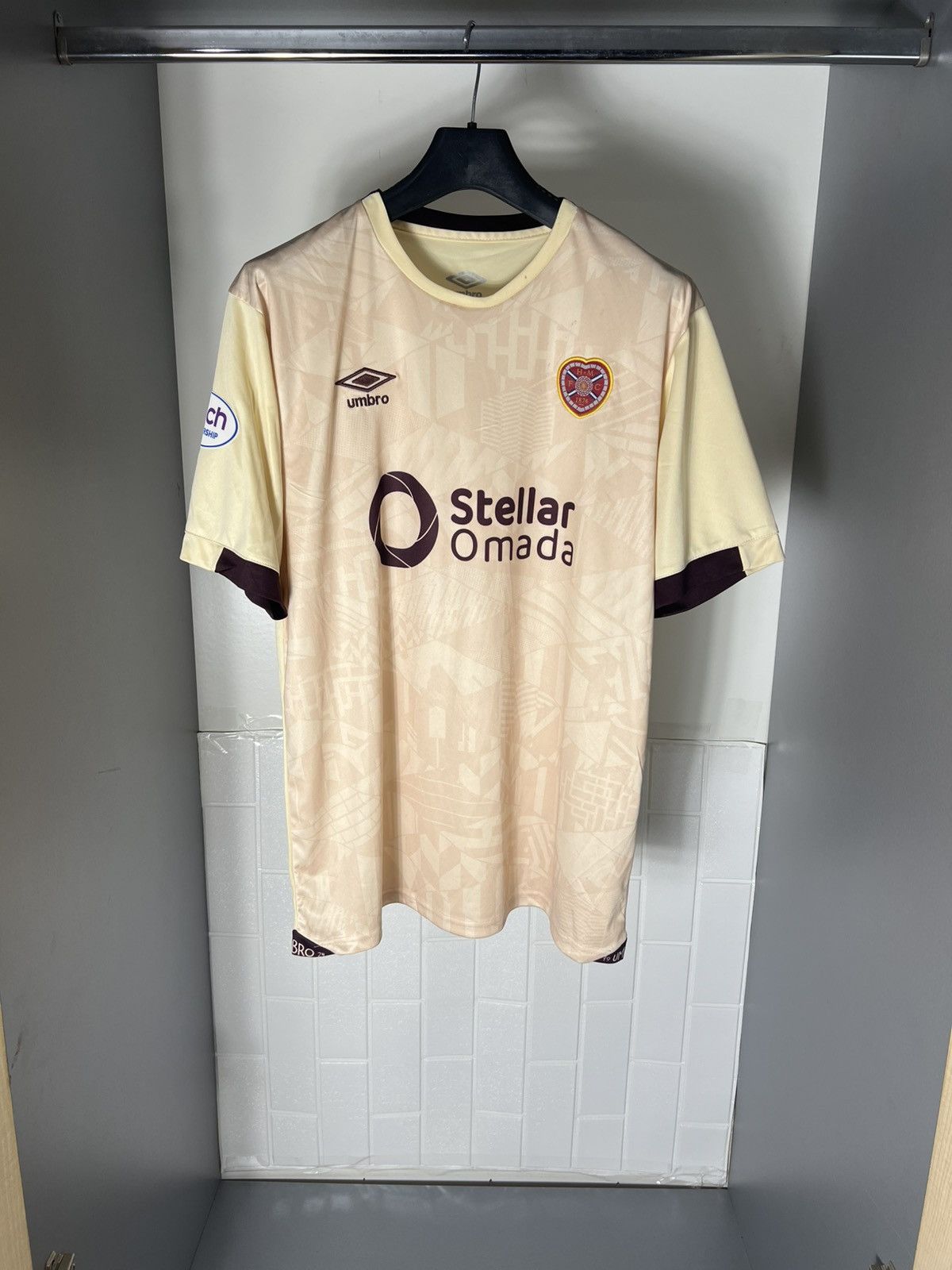 Adidas × Vintage VERY RARE FC HEART OF MIDLOTHIAN ENGLAND SOCCER JERSEY RETRO Size US XL / EU 56 / 4 - 3 Thumbnail