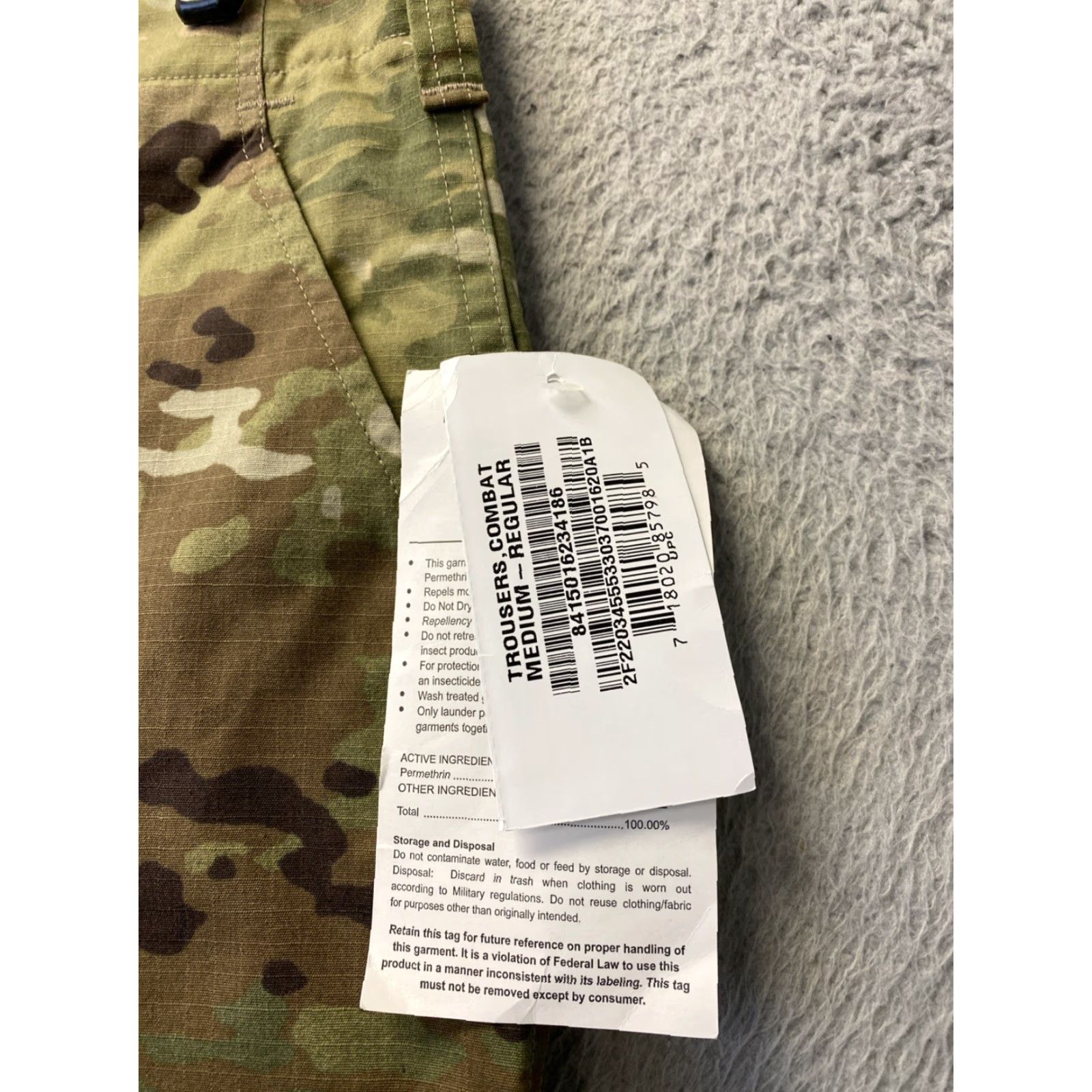 Vintage VINTAGE Pinebelt U.S. Military Camo Cargo Pants Men Medium Insect Repellent Outdoor Hiking Size US 31 - 3 Thumbnail