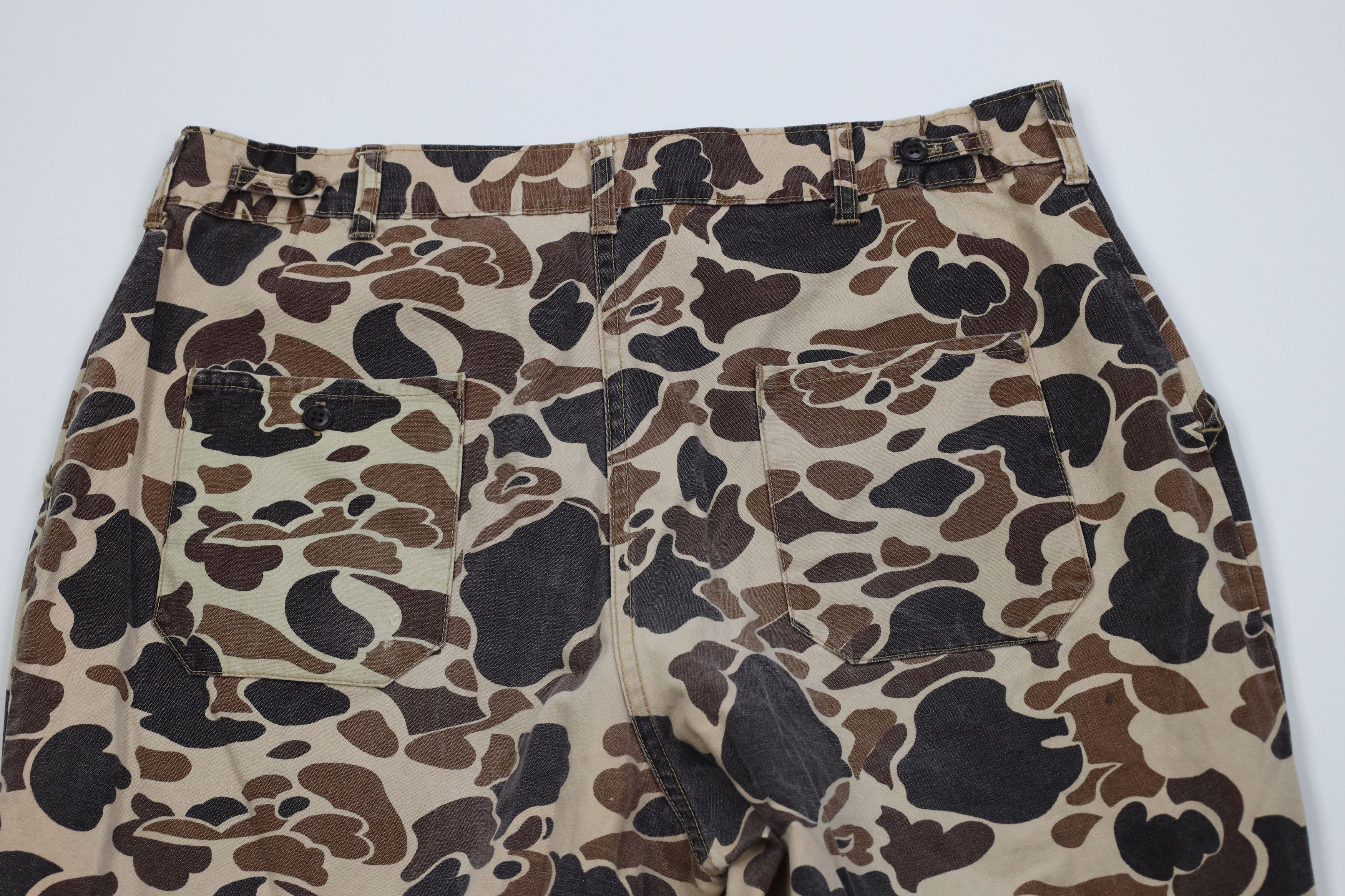 Vintage Vintage 70s 80s Streetwear Duck Camouflage Wide Leg Pants Size US 36 / EU 52 - 12 Thumbnail