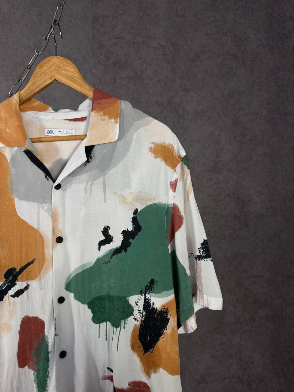 Zara Zara Man art crazy hawaiian shirt Size US M / EU 48-50 / 2 - 2 Thumbnail