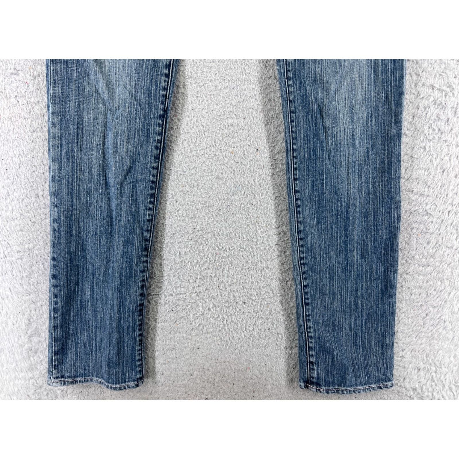 Vintage Vintage Rock & Republic Blue Skinny Denim Jeans Womens 29 Mid Rise Slim Stretch Stretching Size 29" - 2 Thumbnail