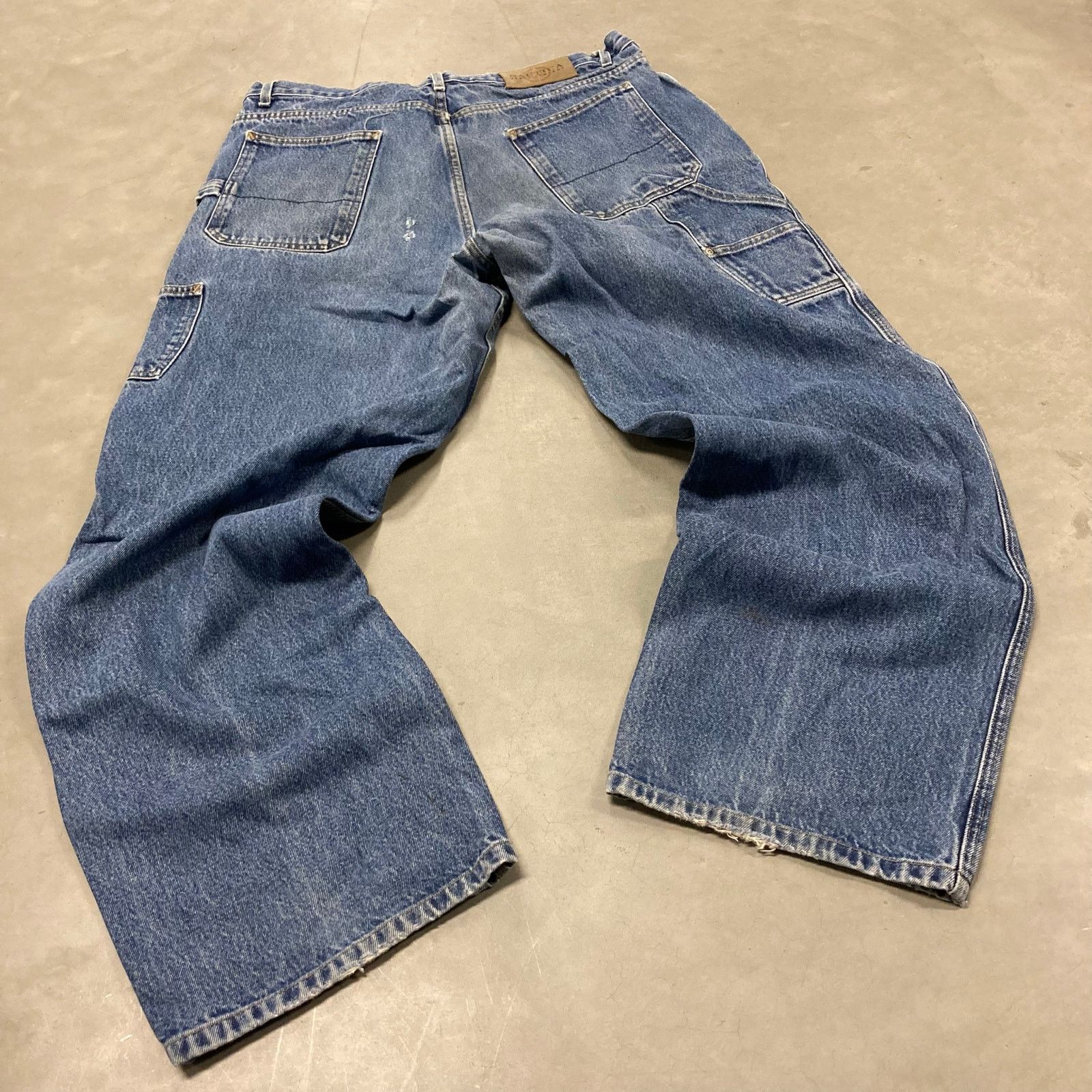Nautica × Vintage vintage Y2K baggy nautica carpenter jeans 38x34 Size US 38 / EU 54 - 2 Thumbnail