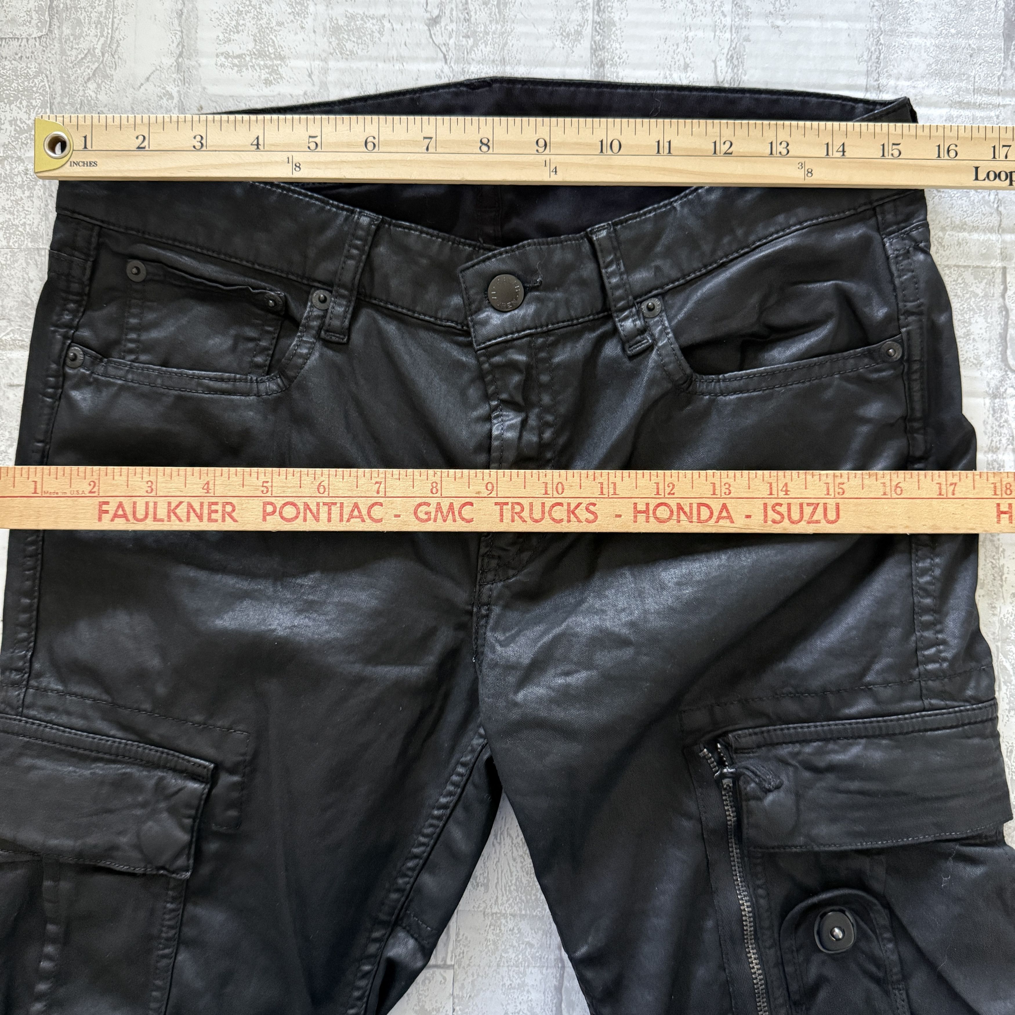 Polo Ralph Lauren Polo Ralph Lauren Coated Moto Biker Slim Skinny Black Label Size 29" - 13 Thumbnail