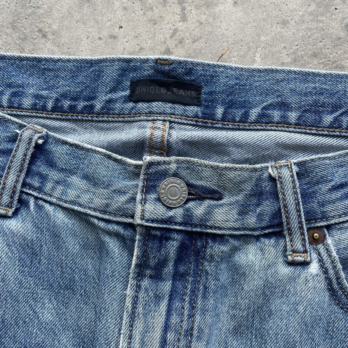 Japanese Brand W37 Vintage Distressed Japanese Jeans Faded Denim Pants Size US 37 - 6 Thumbnail