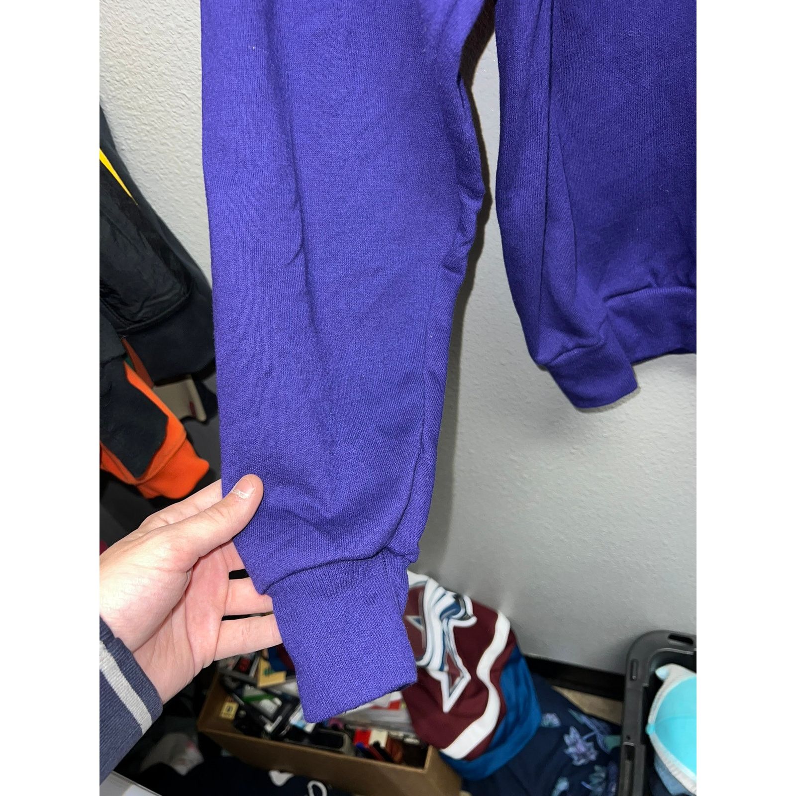 Vintage Vintage Purple Blank Sweatshirt Crewneck Jerzees 90s VTG L Size US L / EU 52-54 / 3 - 4 Thumbnail