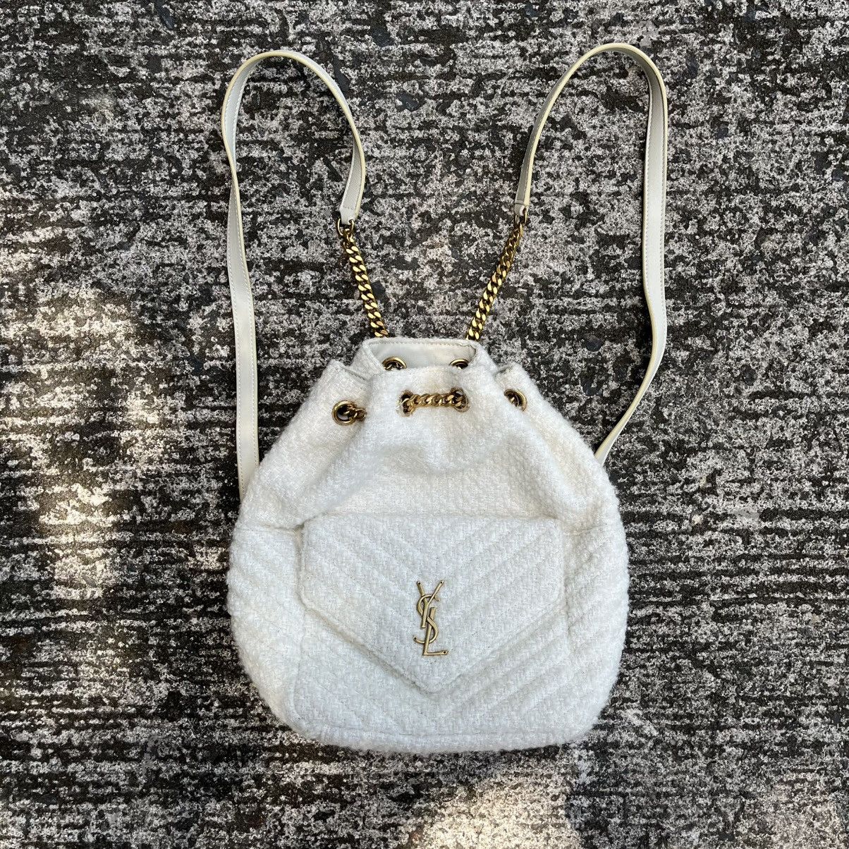 Saint Laurent Paris Saint Laurent Tweed Joe Backpack Size ONE SIZE - 1 Thumbnail