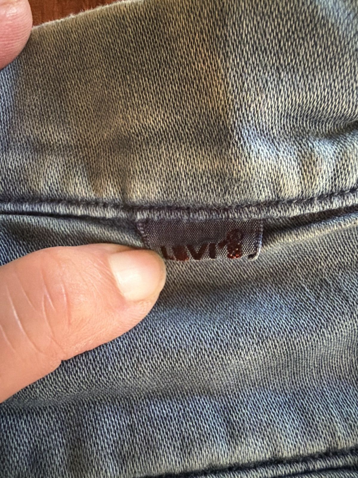 Levi's Levis indigo dyed patched denim trouser Size US 33 - 10 Thumbnail