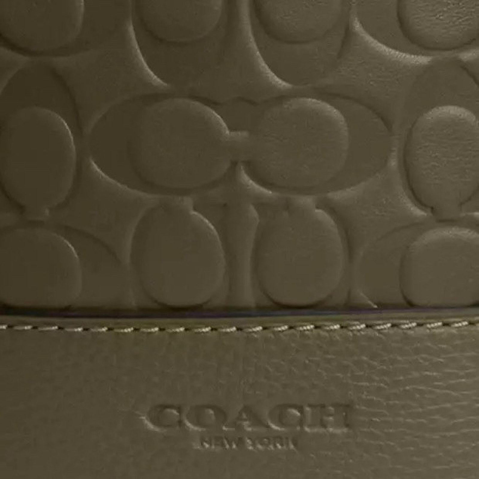 Coach NWT Coach MEN's Warner Backpack Leather CAK26 Olive Size ONE SIZE - 10 Thumbnail