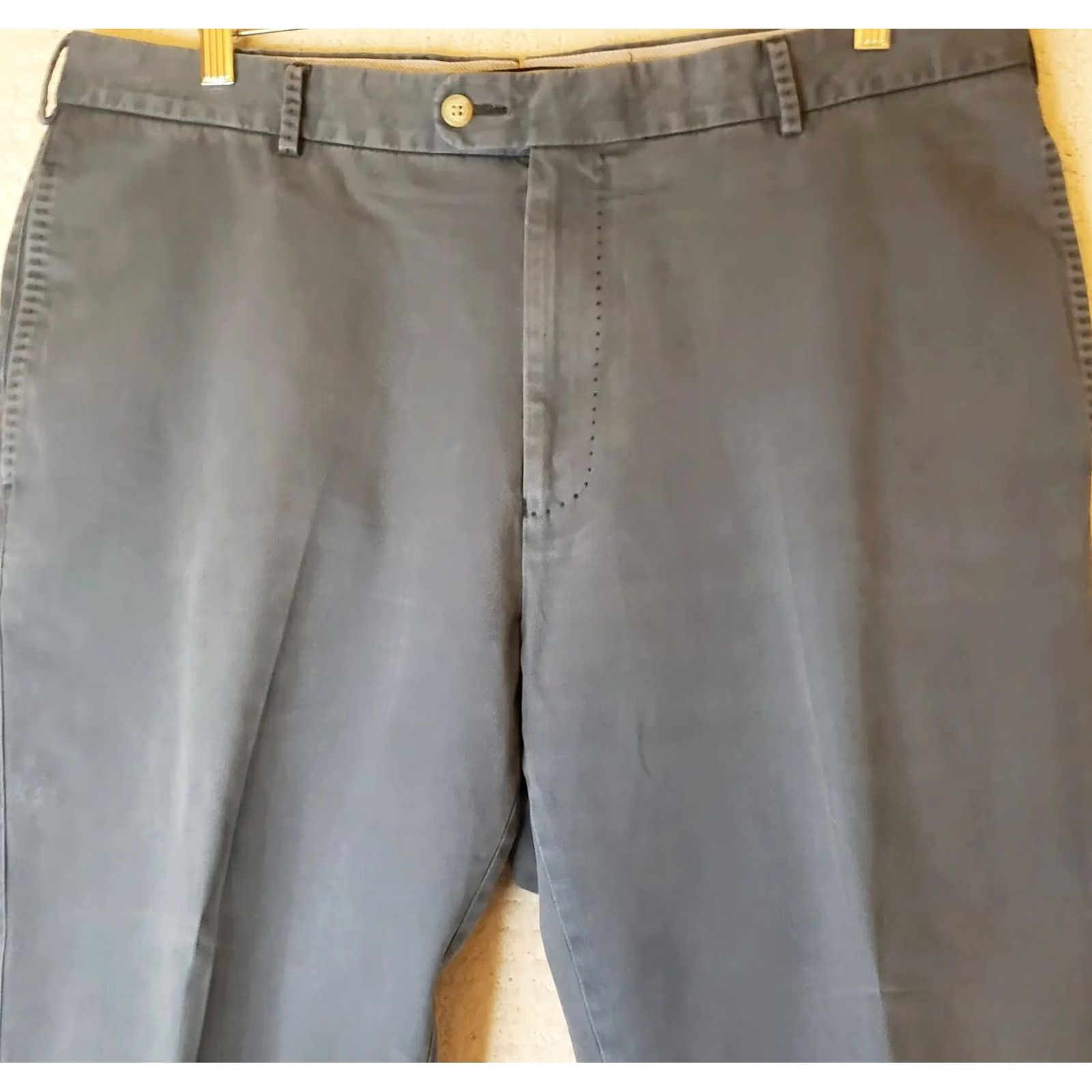 Peter Millar Peter Millar Chino Pants Flat Front Blue Cotton 38 X 30 Mens Size US 38 / EU 54 - 3 Thumbnail