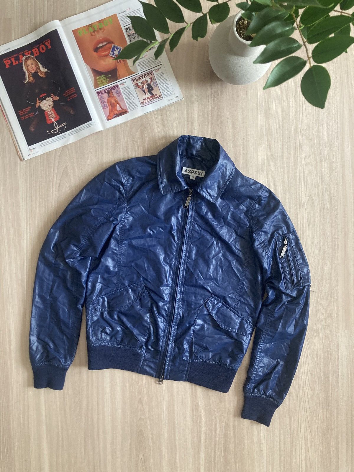 Aspesi Vintage Aspesi Bomber Nylon Jacket Size XS / US 0-2 / IT 36-38 - 1 Thumbnail
