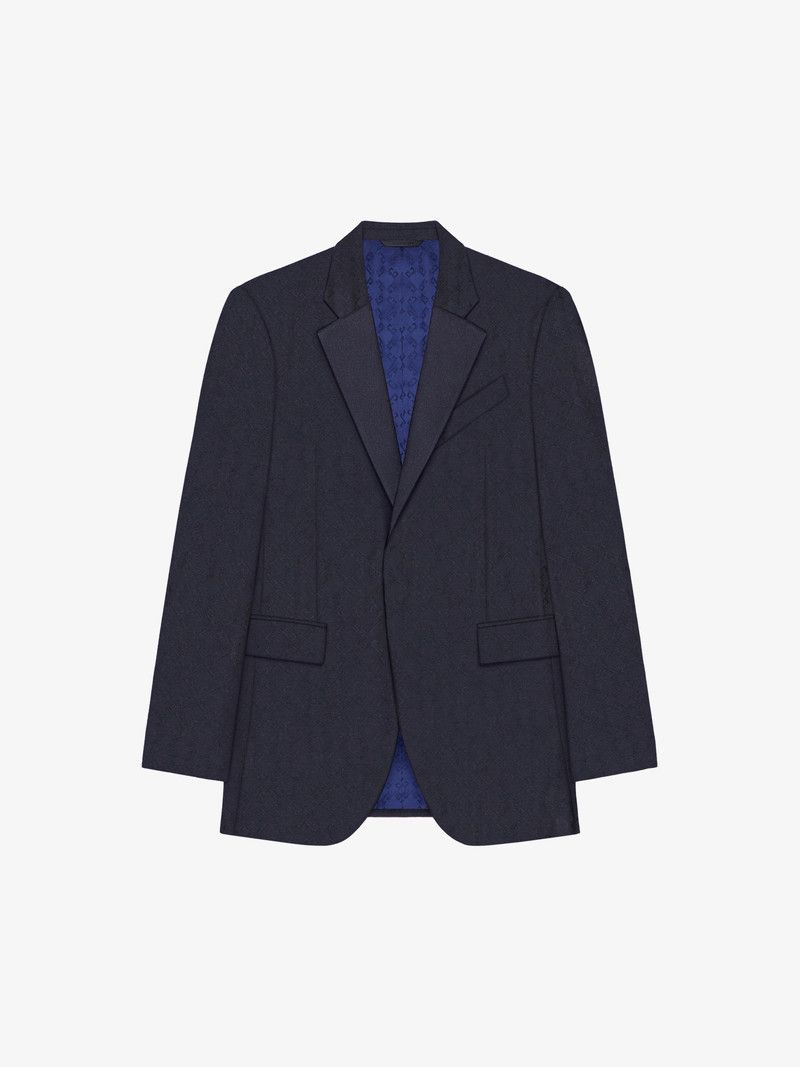 Givenchy o1srvl11e0326 Slim Fit Jacket in Night Blue Size US S / EU 44-46 / 1 - 1 Thumbnail