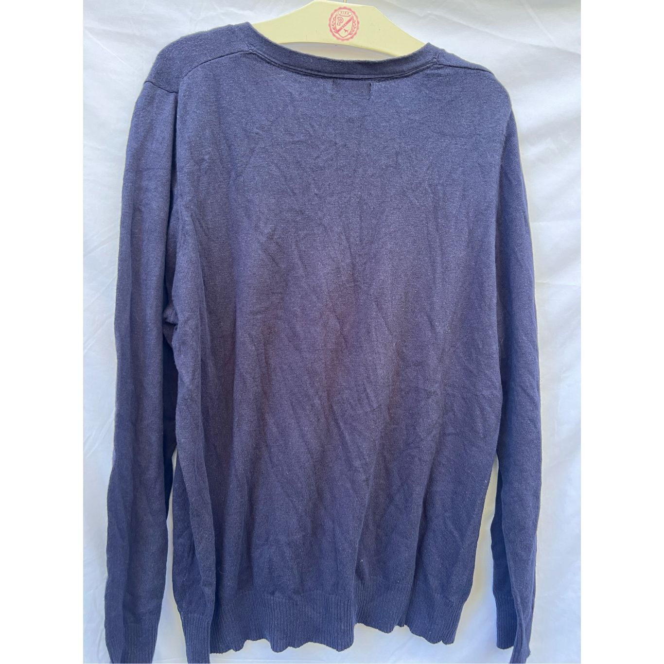 George George Blue Long Sleeve V-Neck Top Woman’s Size XL Size XL / US 12-14 / IT 48-50 - 7 Thumbnail