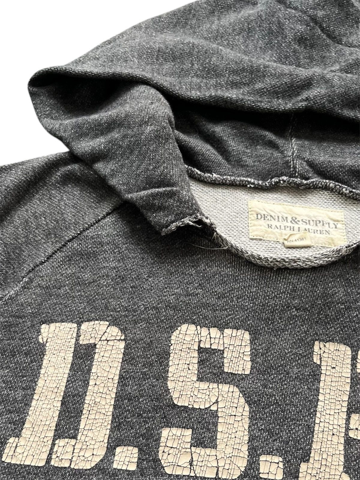 Denim & Supply Ralph Lauren Denim & Supply Ralph Lauren Distressed Hoodie Size US L / EU 52-54 / 3 - 3 Thumbnail