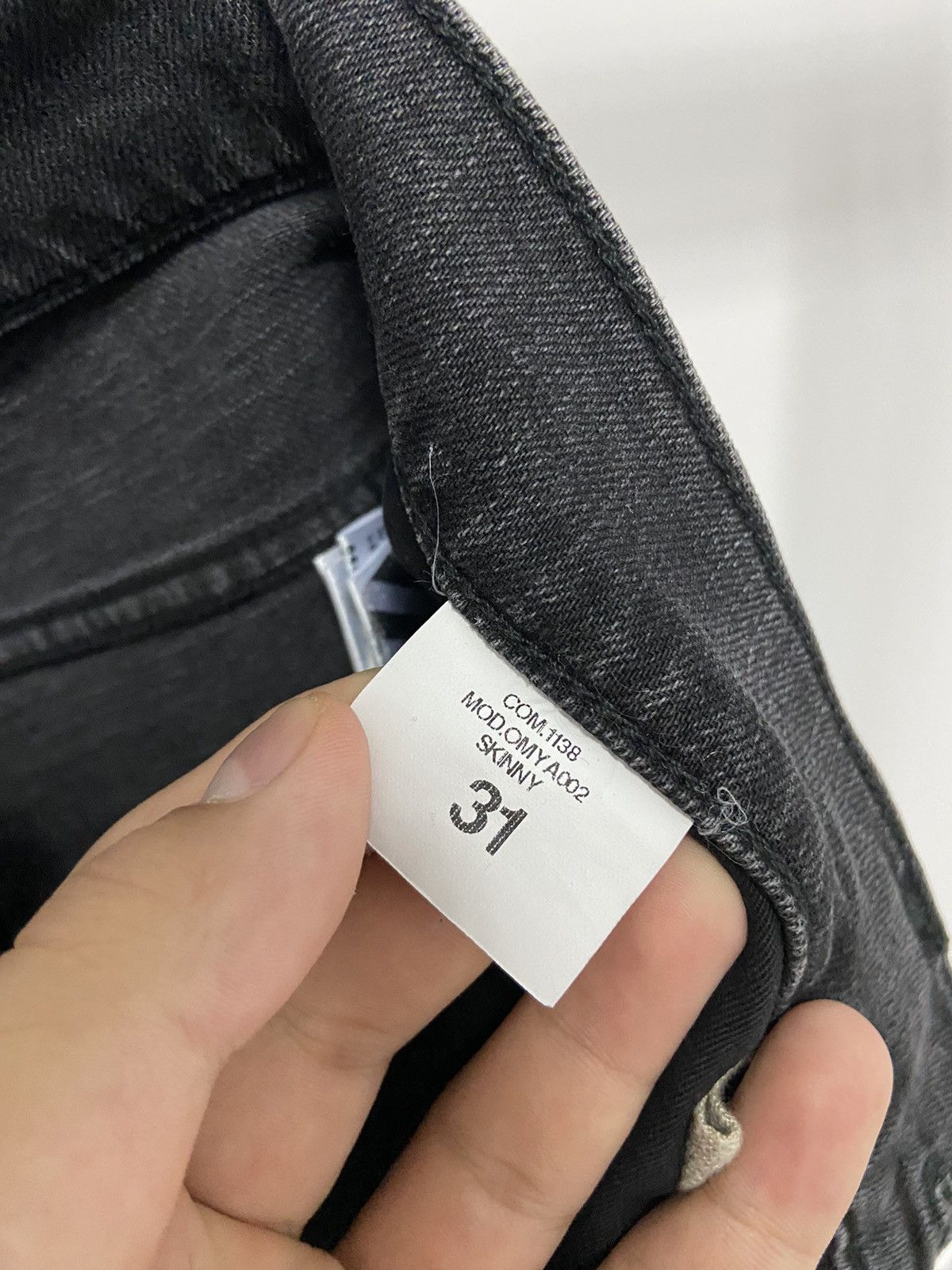 Off-White × Vintage Off White Selvedge Vintage jeans Fire Line Do Not Cross Size US 31 - 9 Thumbnail