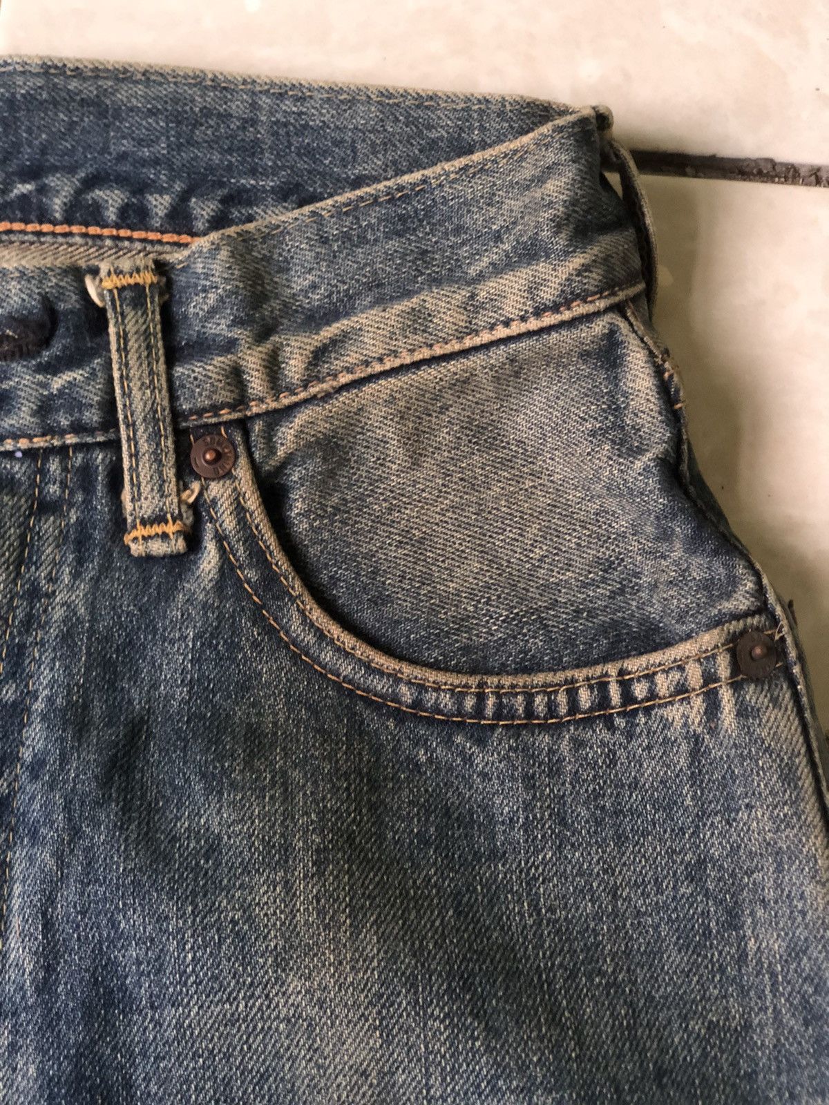 Edwin × Japanese Brand × Vintage 🔥Vintage EDWIN 505 Denim👖 Size US 26 / EU 42 - 6 Thumbnail