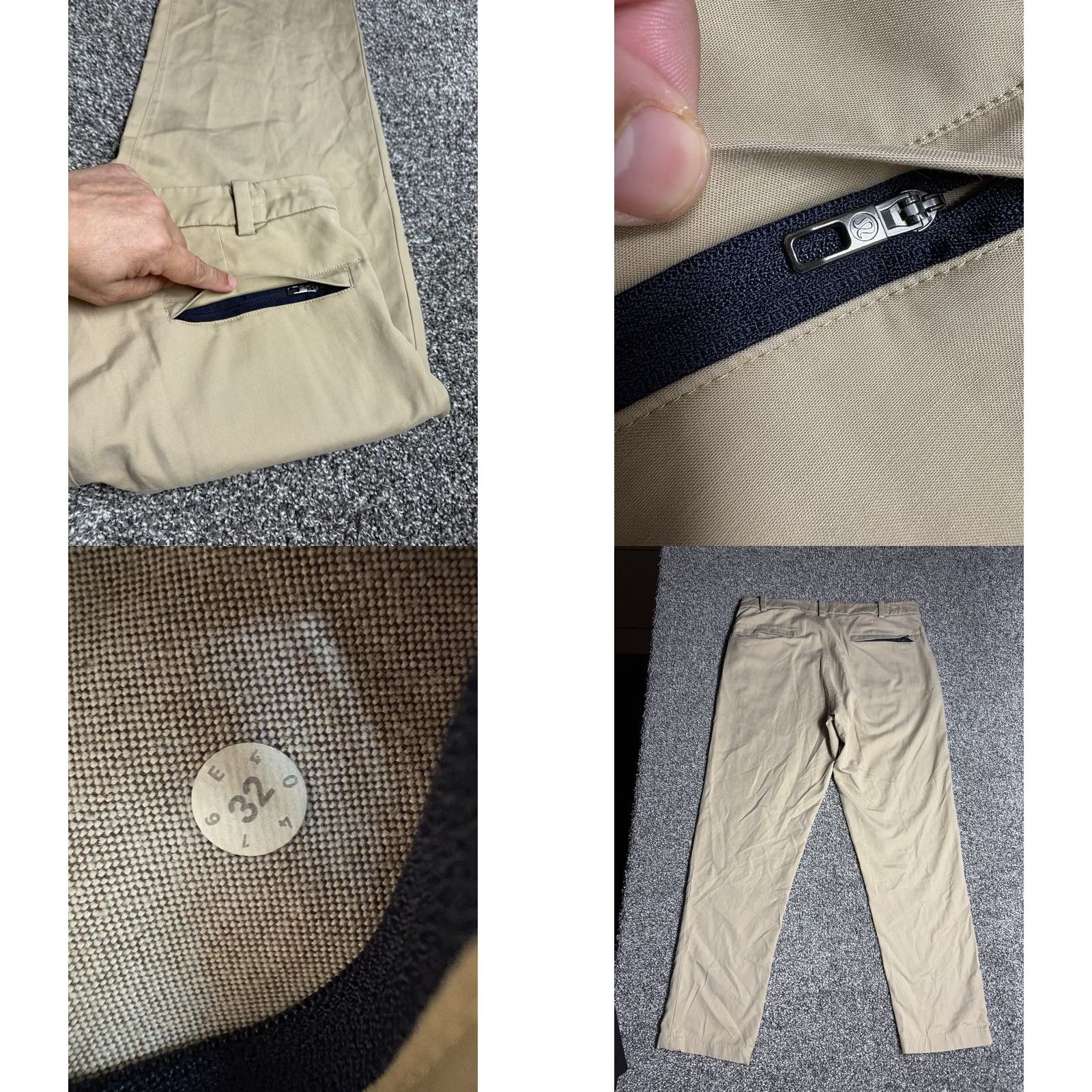Lululemon Lululemon Pants Mens 32x29 Beige ABC Commission Warpstreme Performance E40416 Size US 32 / EU 48 - 8 Thumbnail