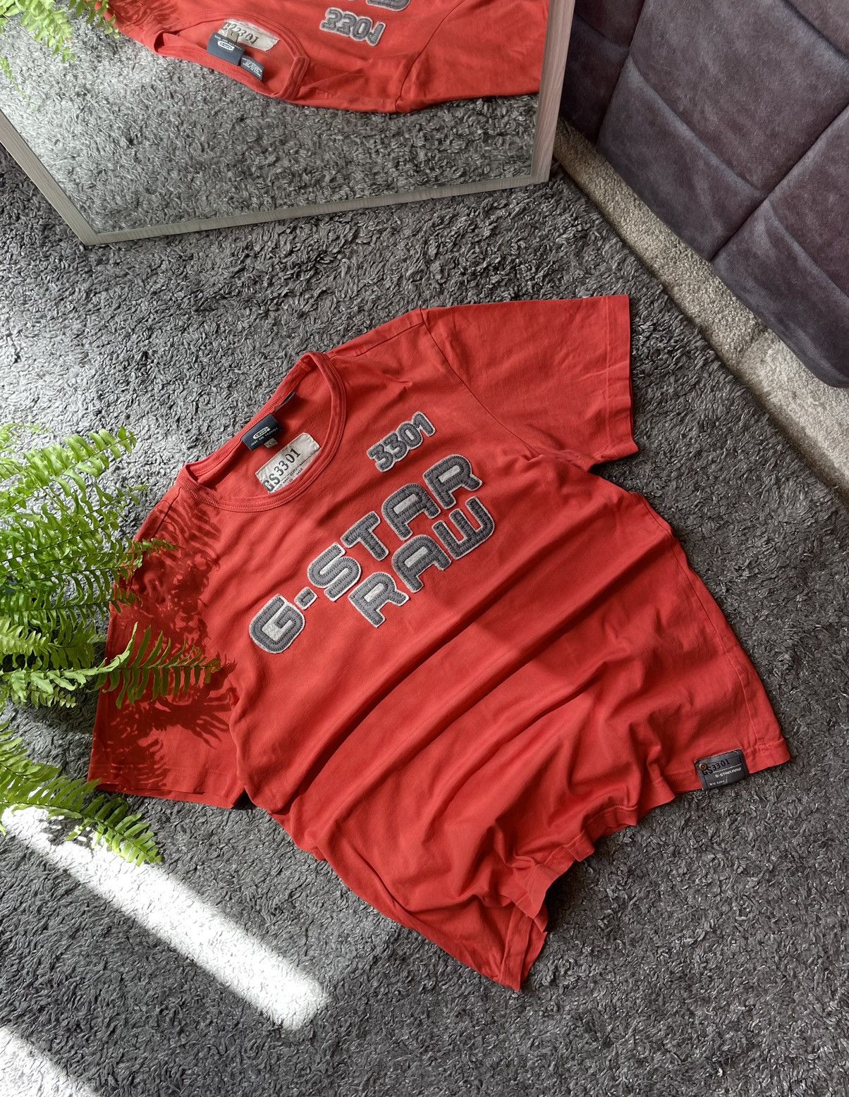 G-Star × Vintage G-Star Raw T-Shirt Streetwear Vintage Big Logo Rare Y2K Size US L / EU 52-54 / 3 - 3 Thumbnail
