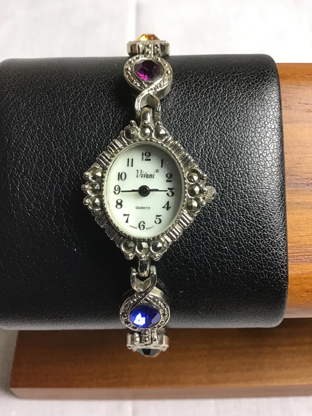 Other Vivani Women's Quartz Bracelet Watch with Multicolor Gem Size ONE SIZE - 1 Thumbnail