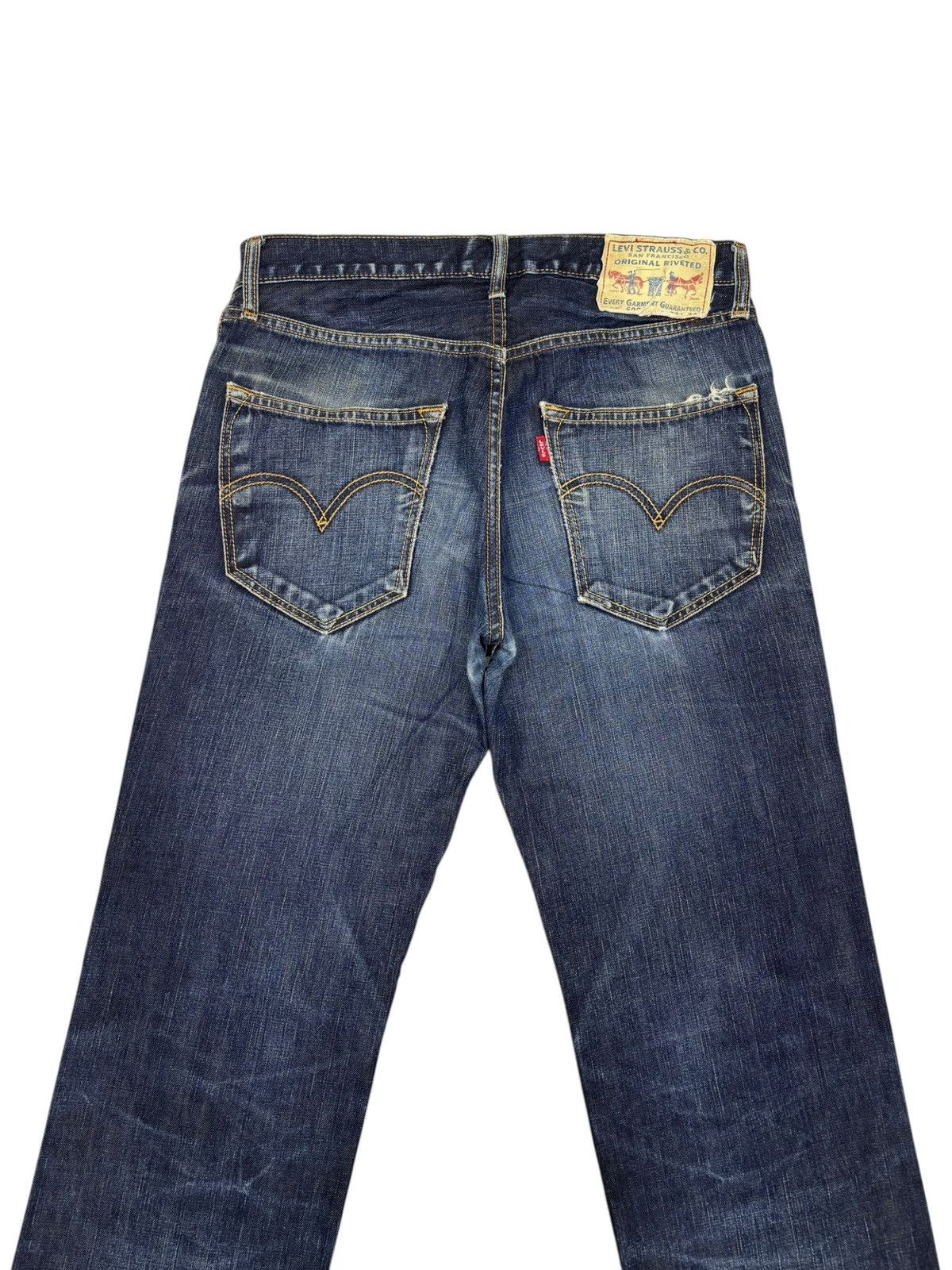 Hysteric Glamour VINTAGE LEVIS 502 DISTRESSED DENIM JEANS Size US 31 - 6 Thumbnail
