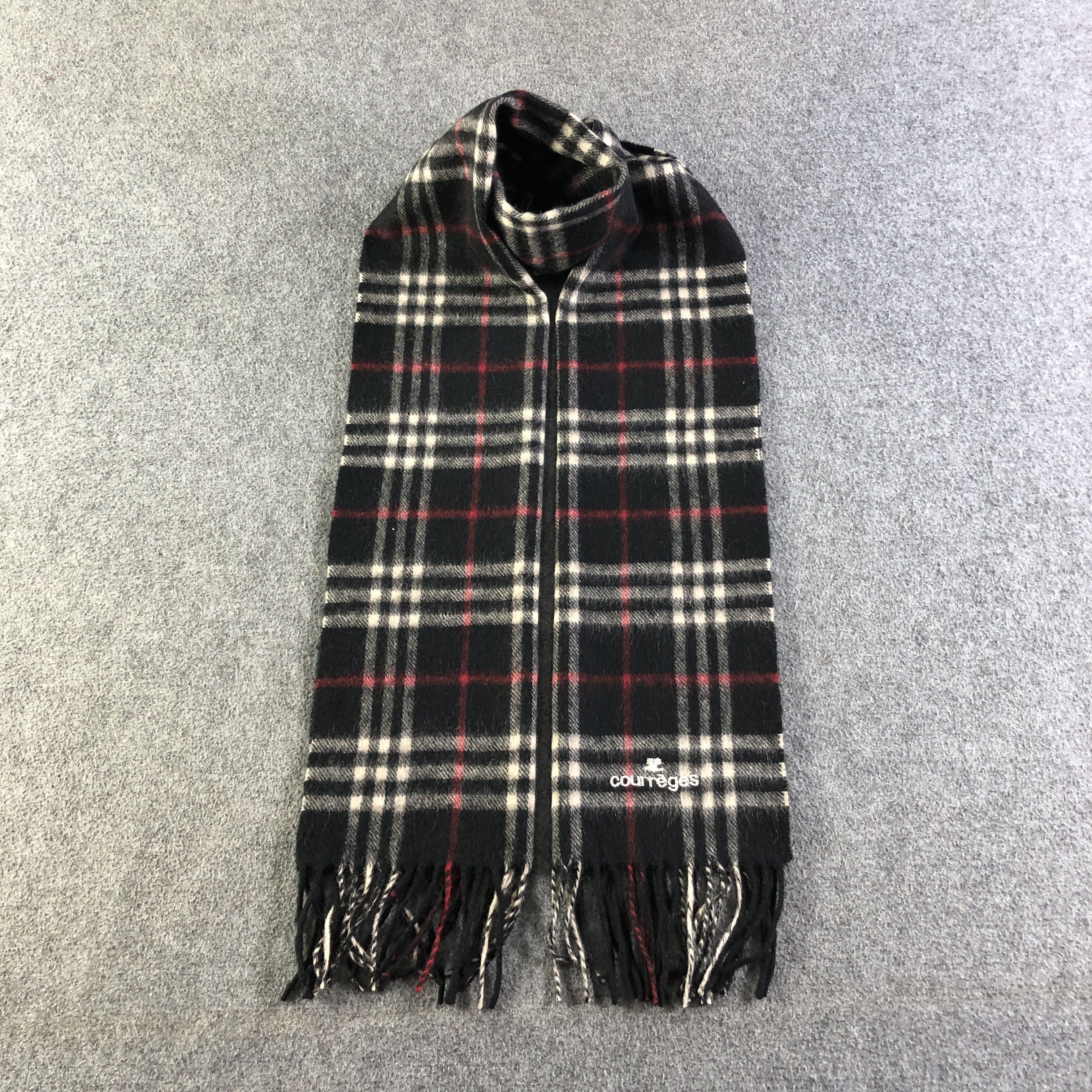 Courreges Courreges Wool Scarf Muffler Neckwear V2783 Size ONE SIZE - 1 Thumbnail