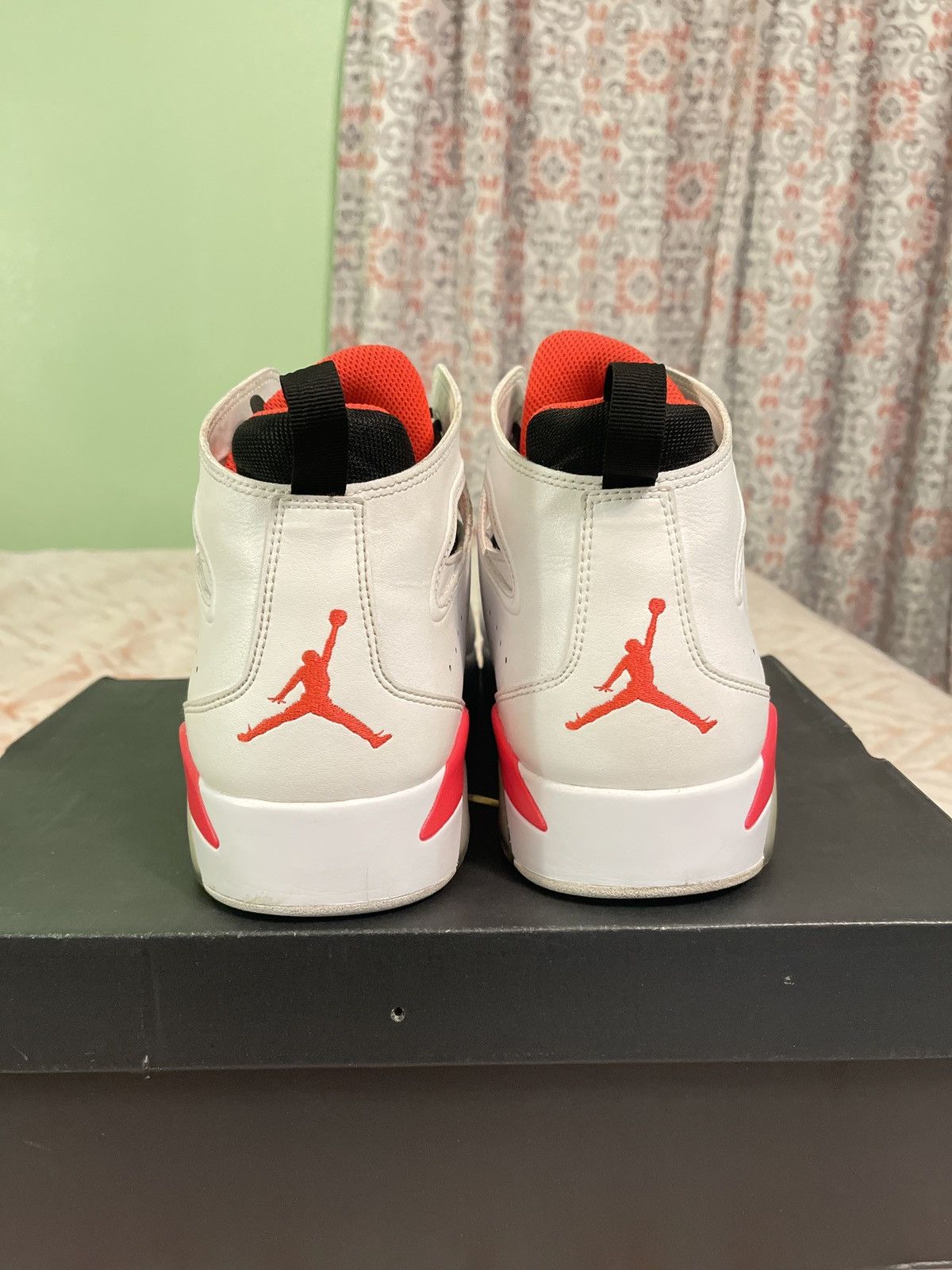Jordan Brand × Nike AIR JORDAN FLIGHT CLUB 91 WHITE INFRARED Size US 13 / EU 46 - 4 Thumbnail
