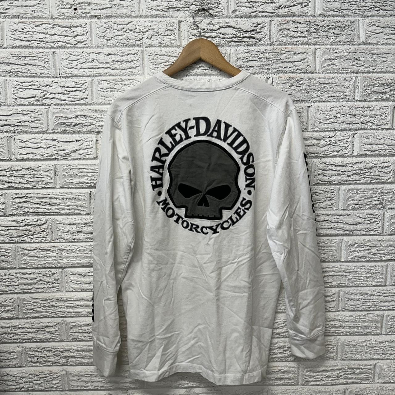 Harley Davidson Y2K Harley Davidson Skull Long Sleeve Shirt Medium Size US M / EU 48-50 / 2 - 3 Thumbnail