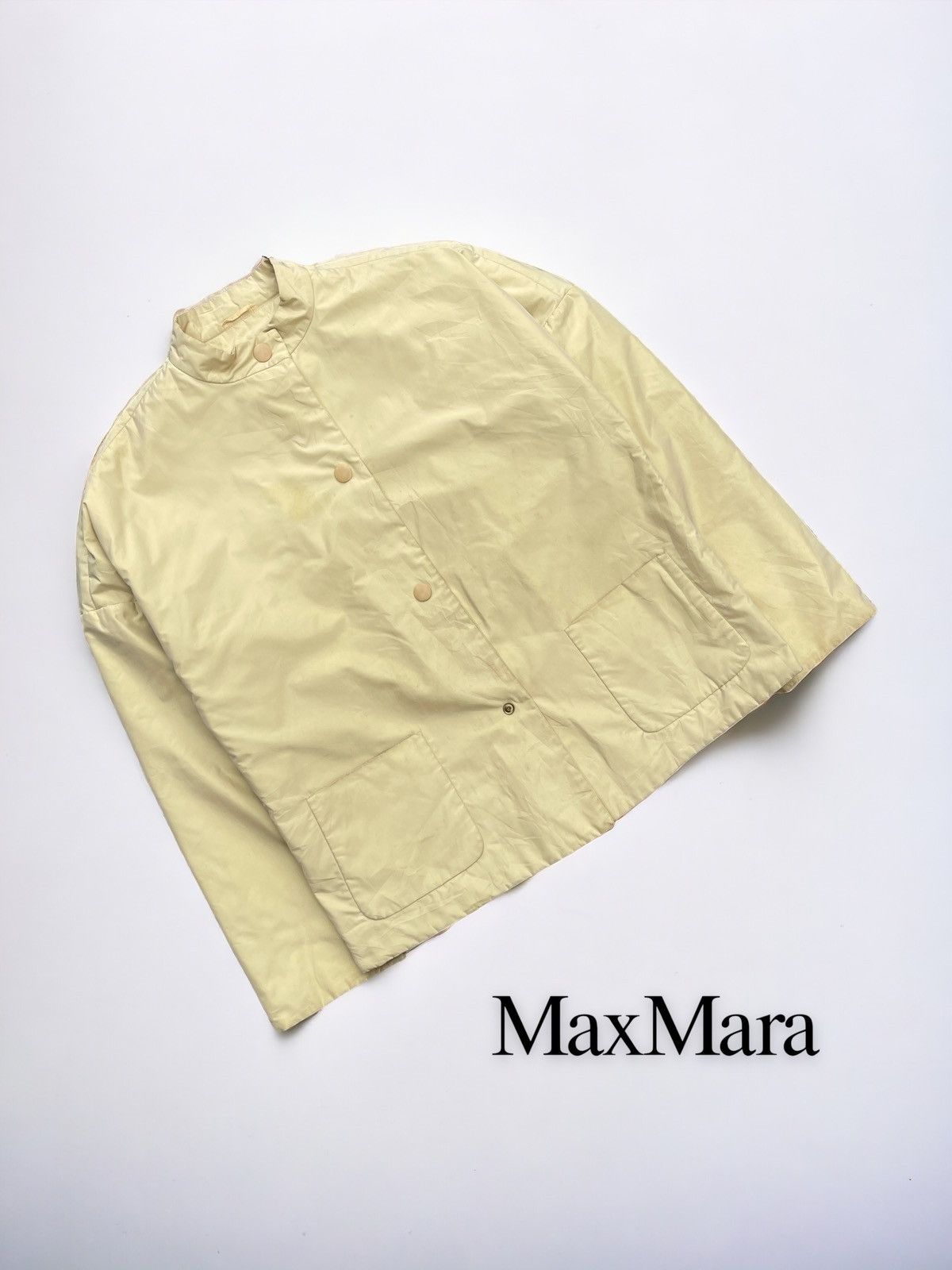 Max Mara 🔥 Max Mara Snap Button Jacket For Womens Size M / US 6-8 / IT 42-44 - 1 Thumbnail