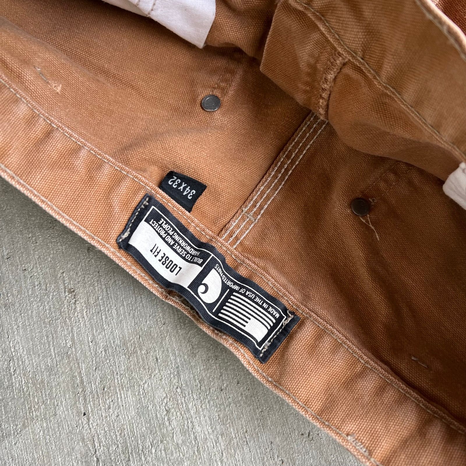 Carhartt × Vintage Carhartt brown double knee work wear carpenter pants Size US 31 - 7 Thumbnail