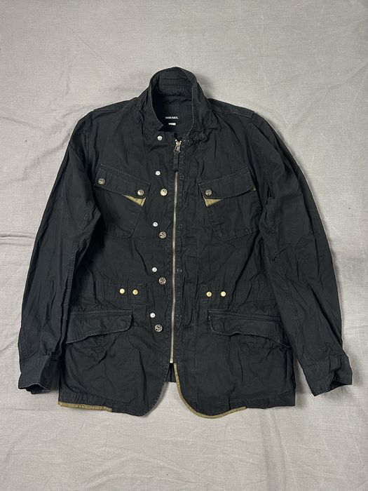 Diesel Y2K Vintage Diesel Faded Jacket Archive Japanese Style