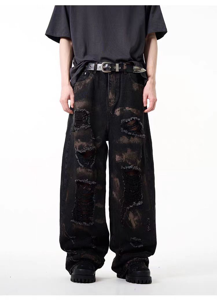Japanese Brand × Vintage Vintage High Street Hip Hop Loose Jeans Size US 32 / EU 48 - 1 Thumbnail