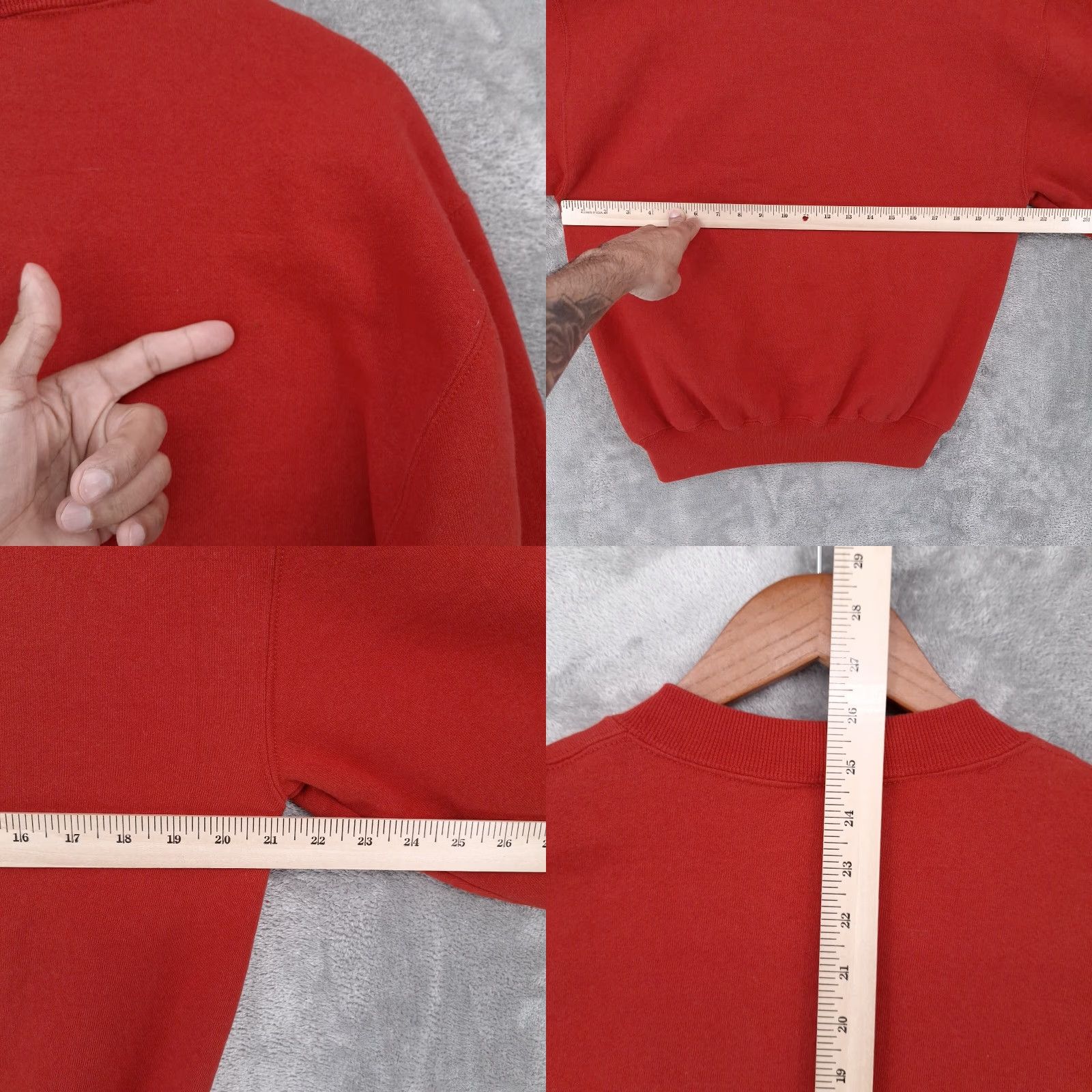 Russell Athletic VINTAGE Russell Athletic Sweatshirt Mens M Red College 90s Logo Pullover Crew Neck Cotton Polyester Knit All Seasons Lightweight Heavyweight Mens Size US M / EU 48-50 / 2 - 8 Thumbnail