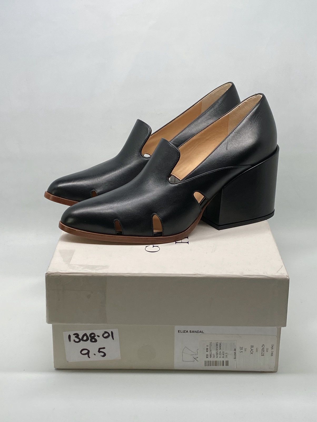 Gabriela Hearst Gabriela Hearst Eliza 80MM Leather Loafers size 39.5 Size US 9.5 / IT 39.5 - 13 Thumbnail