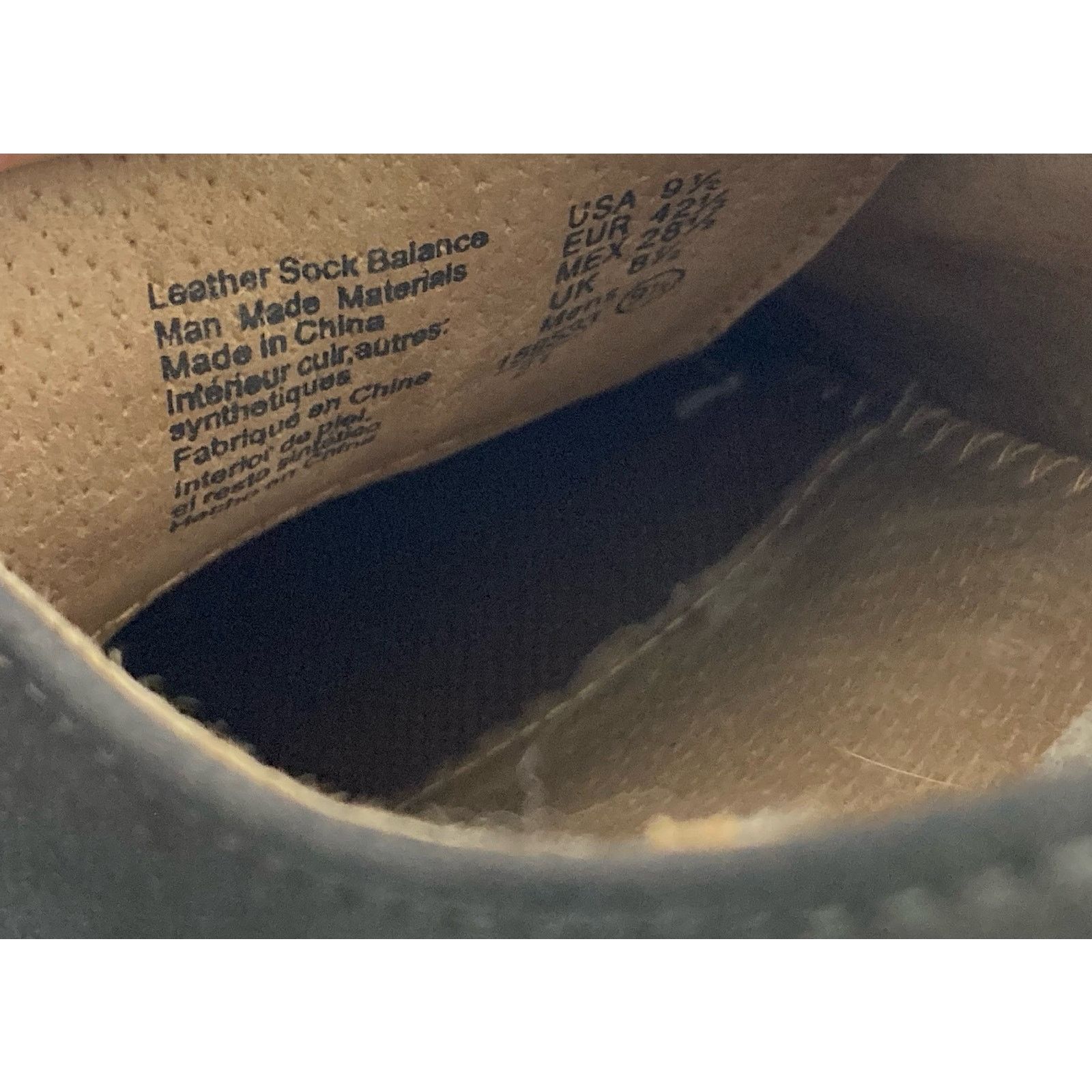 Other Dexter Leather Sock Balance Shoes Men's Gray Size 9.5 Size US 9.5 / EU 42-43 - 2 Thumbnail