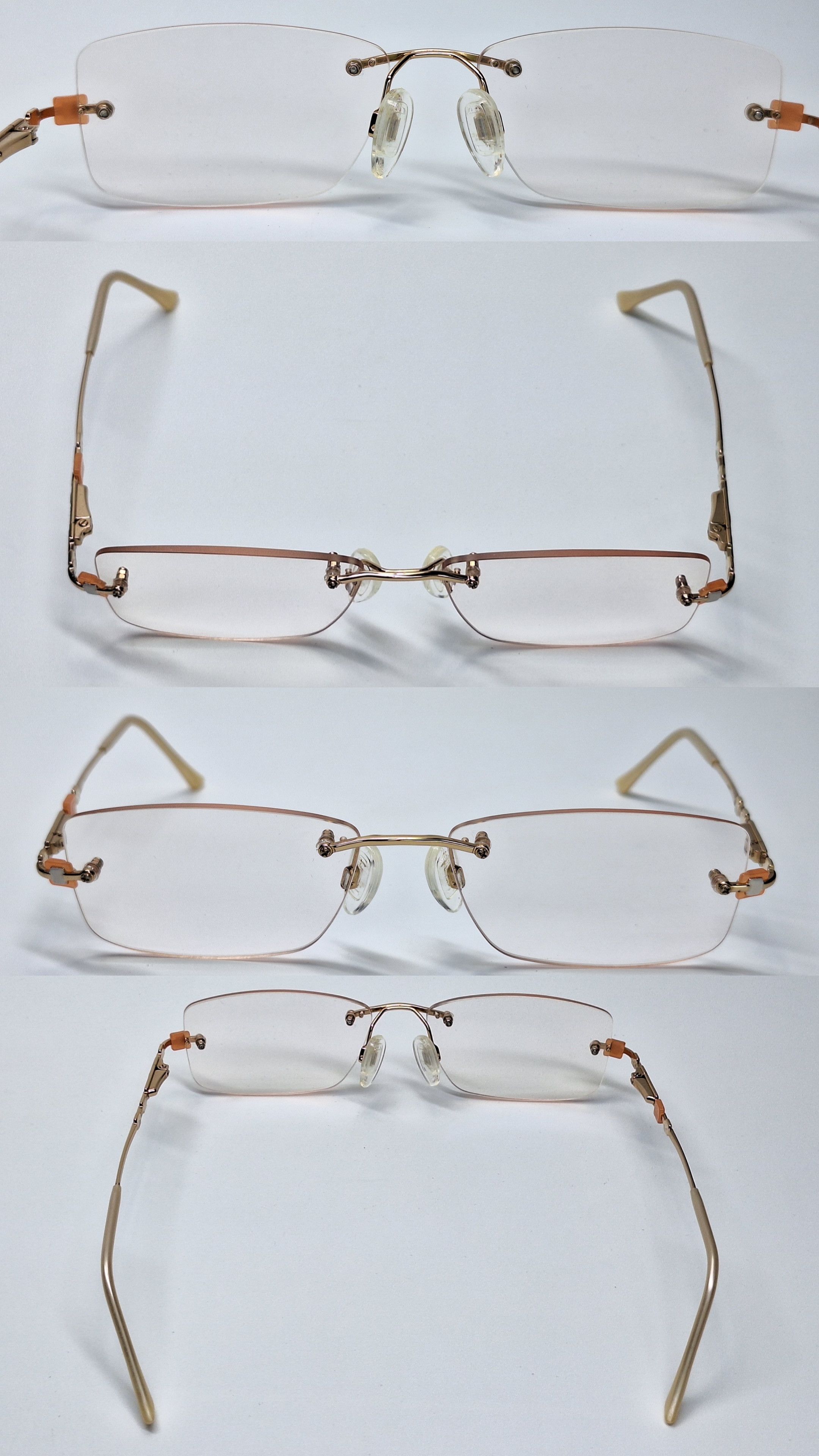 Cazal Vintage Cazal High-End Rimless Eyeglass Frame Luxury Rare Size ONE SIZE - 6 Thumbnail