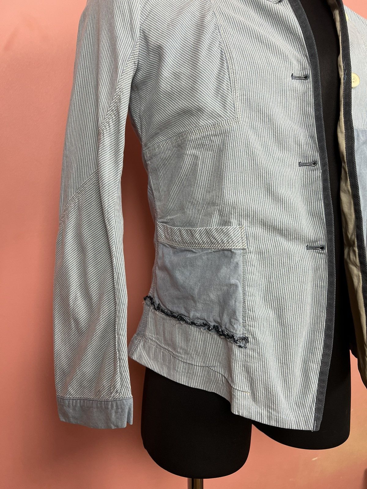 Marithe + Francois Girbaud Marithe Francois Girbaud women’sblazer jeans jacket hype Size S / US 4 / IT 40 - 2 Thumbnail