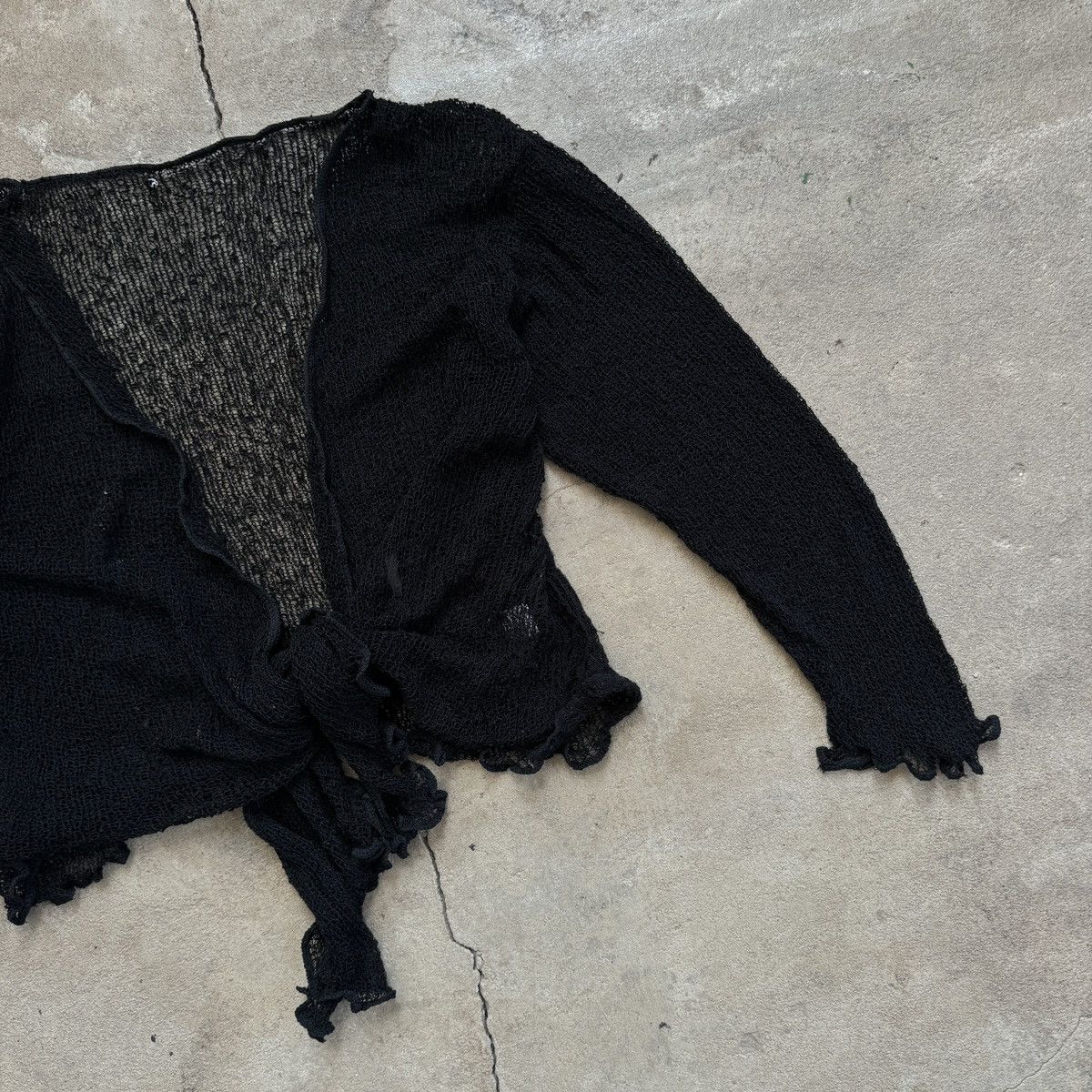 Vintage Vintage Y2K Knited Rayon Blouse Issue Miyake Style Size S / US 4 / IT 40 - 2 Thumbnail