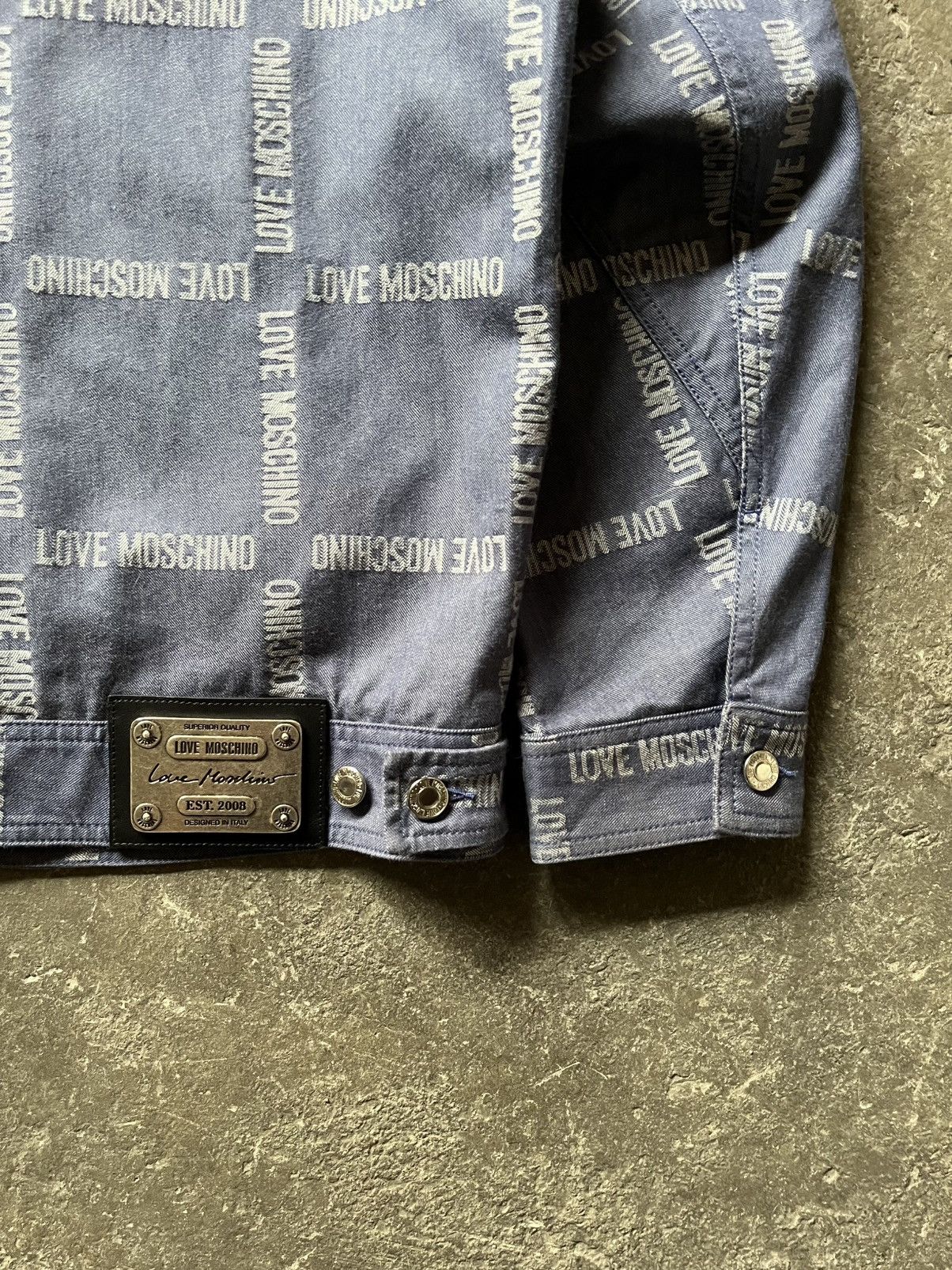 Moschino Love moschino AOP work jacket Size US XL / EU 56 / 4 - 7 Thumbnail