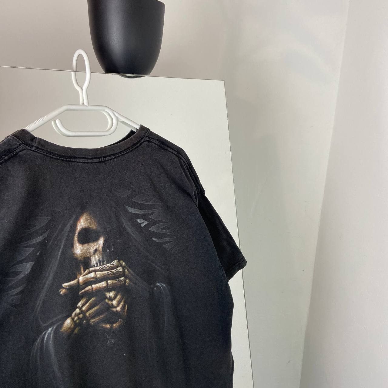 Band Tees Vintage Spiral Boxy Fit Over Print T-Shirt Skeleton Y2K Size US XXL / EU 58 / 5 - 9 Thumbnail