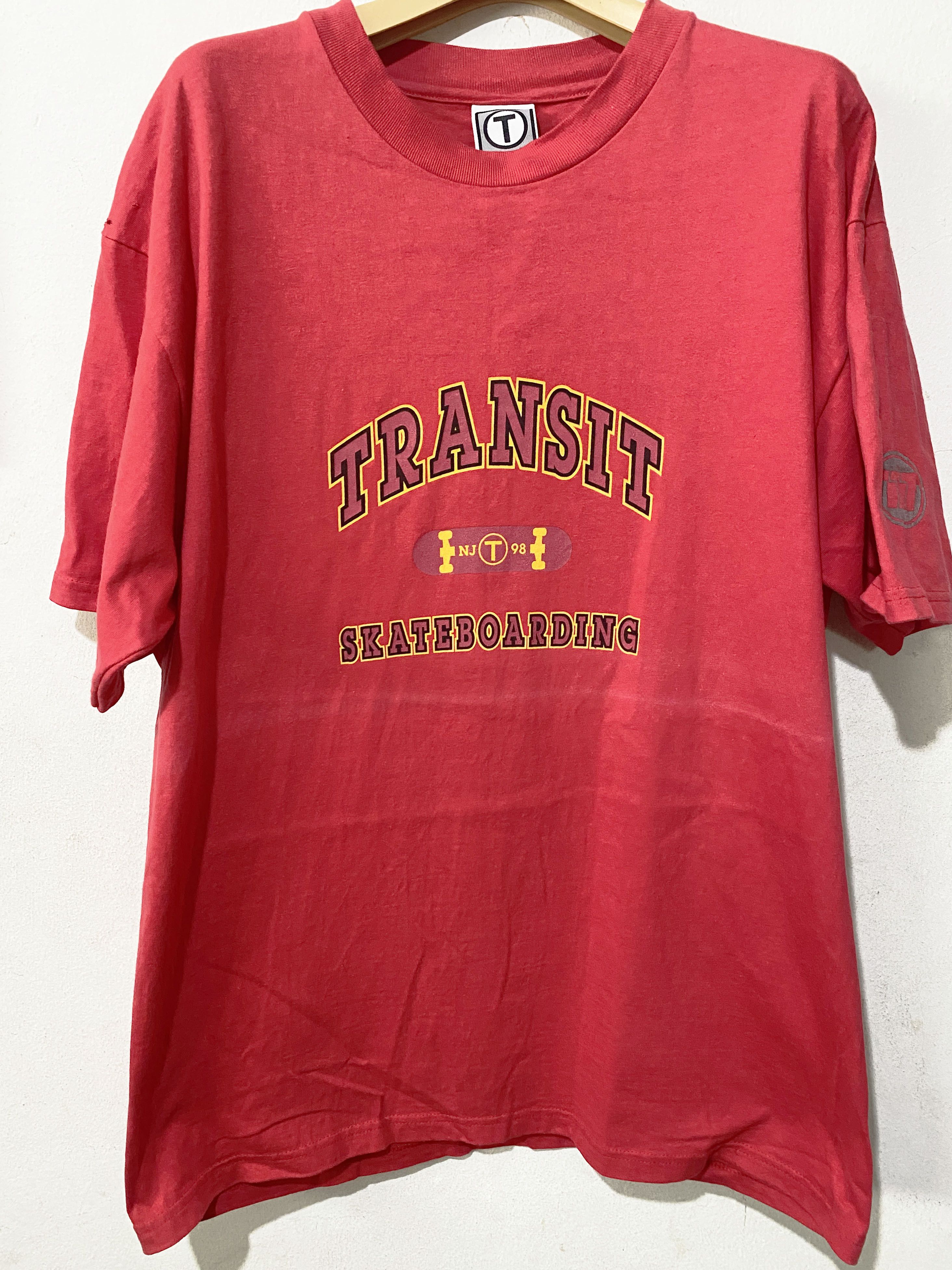 Transit × Vintage Vintage Transit Skateboard Shirt Size US L / EU 52-54 / 3 - 1 Thumbnail