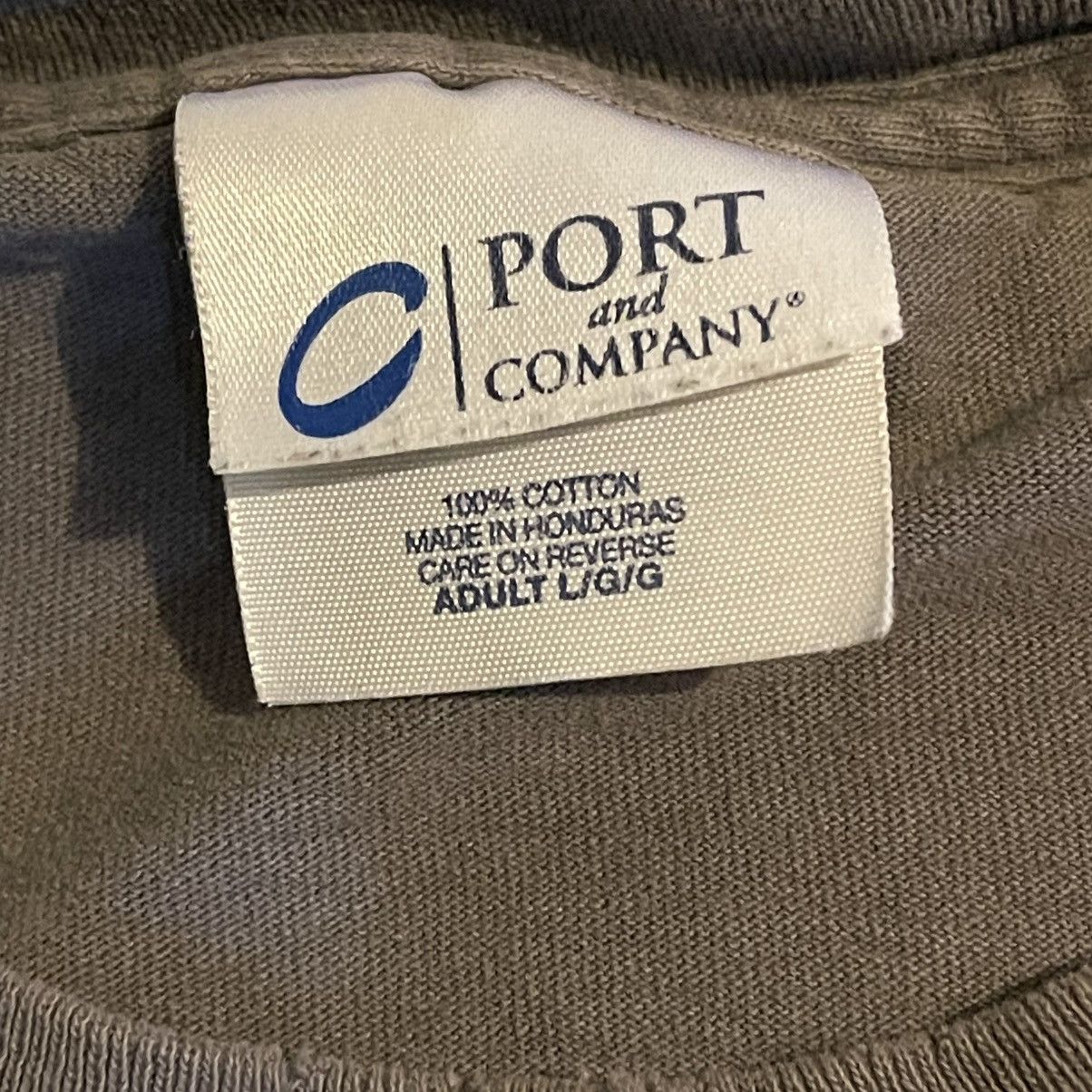 Port & Company Pig Shirt Men Large Gray Sparks Nevada Streetwear Tee Size US L / EU 52-54 / 3 - 3 Thumbnail