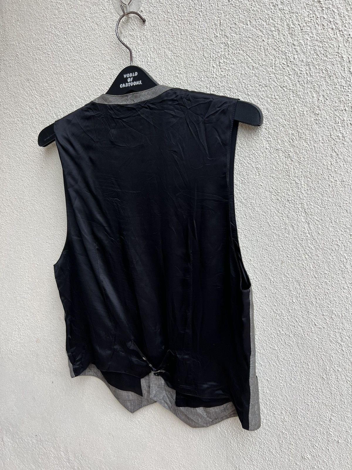 Versace Vintage 90s Gianni Versace Versus Linen Vest Size US M / EU 48-50 / 2 - 18 Thumbnail