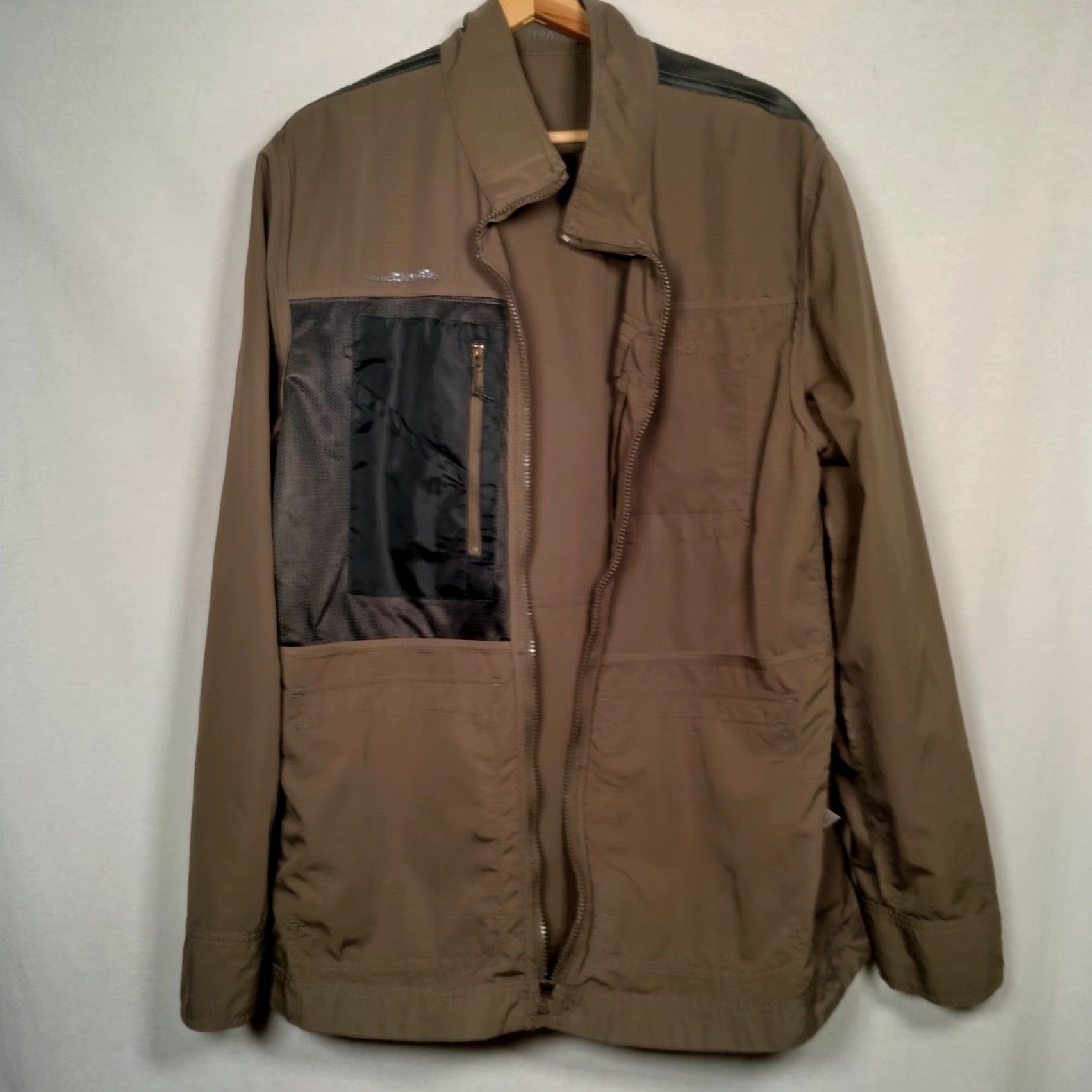 Eddie Bauer VINTAGE Eddie Bauer Travex Jacket Men L Khaki Rip Stop Utility Outdoors Travel Jacket Size US L / EU 52-54 / 3 - 3 Thumbnail