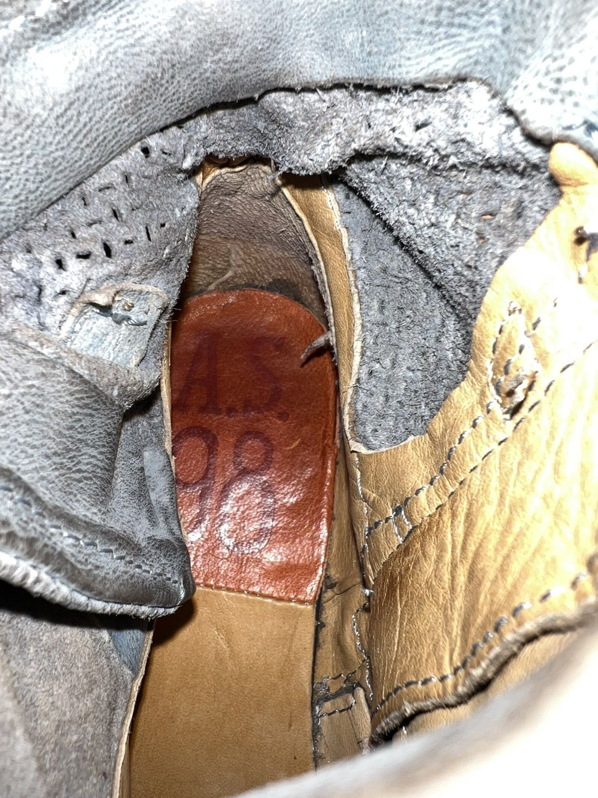 A.S.98 AS 98 Leather Boots Avant Garde KimRii x Guidi design Size US 8 / IT 38 - 20 Thumbnail