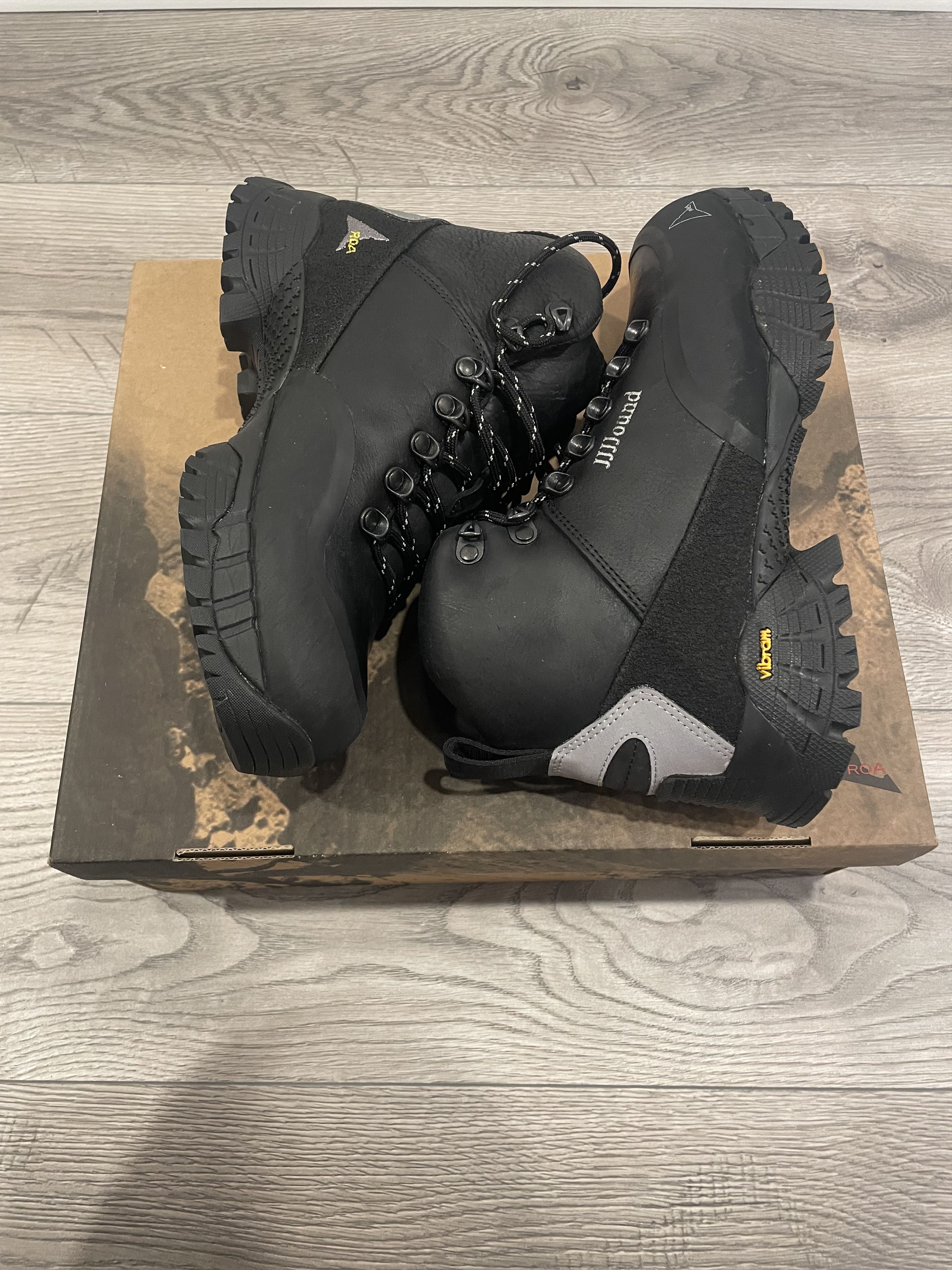 JJJJound × ROA Roa Andreas x JJJJound black outdoor terrain boot Size US 6 / EU 39 - 10 Thumbnail