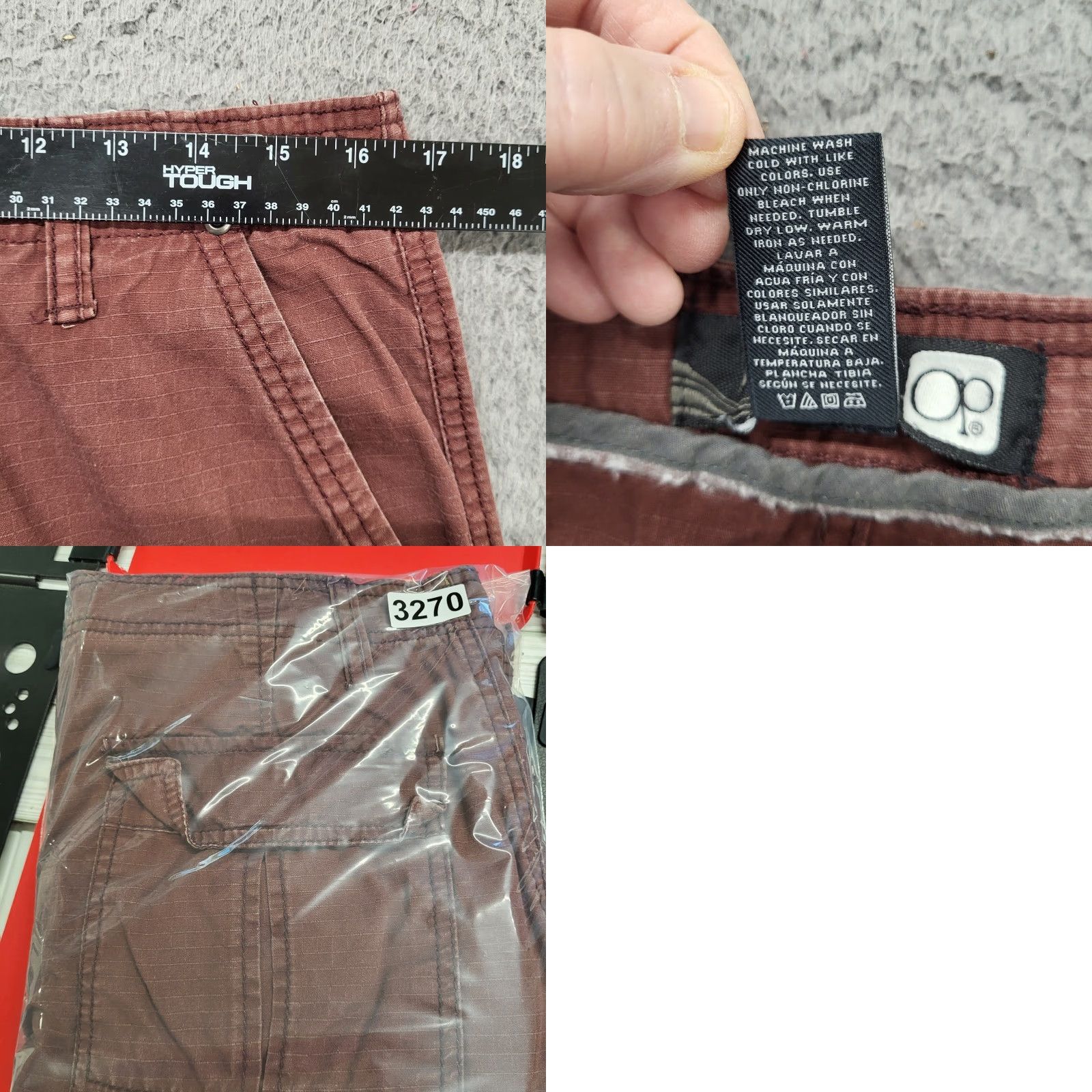 Ocean Pacific VINTAGE Ocean Pacific Shorts MENS SIZE 32 Red Cargo Paratrooper Ripstop Y2K Size US 32 / EU 48 - 8 Thumbnail