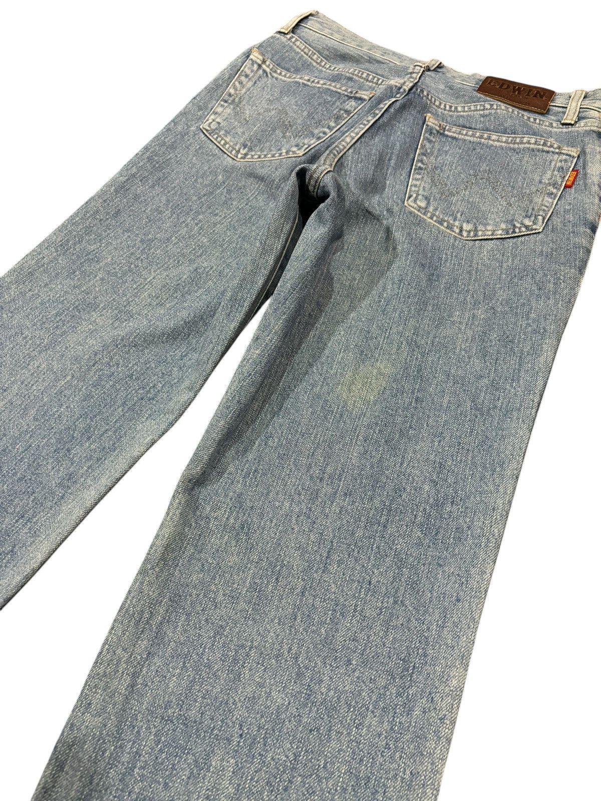 Edwin × Japanese Brand × Vintage 90s Vtg Edwin US Classic Lot 602 Light Washed Jeans Size US 29 - 5 Thumbnail