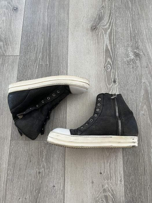 Rick Owens RARE Fur-Lined Rick Owen's Ramones Size 41 | Grailed