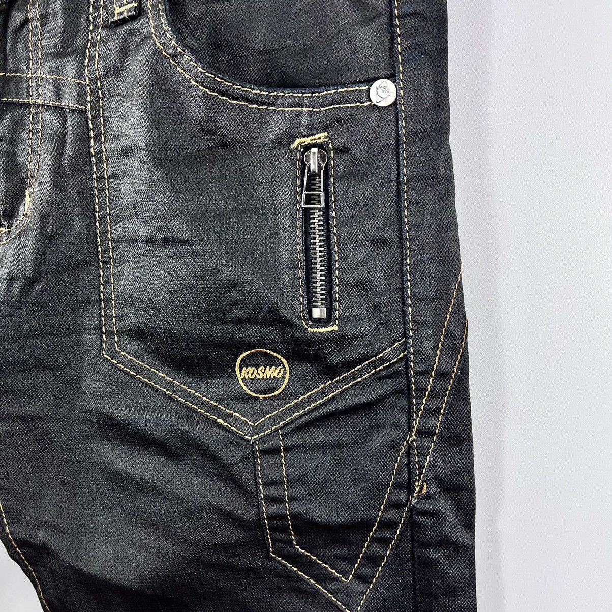 Japanese Brand Kosmo & Lupo Jeans Denim Pants Japanese Style Black Size 31 Size US 31 - 7 Thumbnail